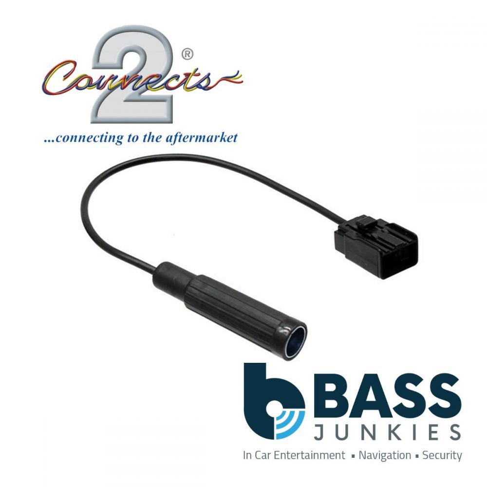 Connects2 CT27AA20 Volvo Female Aerial to DIN Female Car Stereo Aerial Adapter