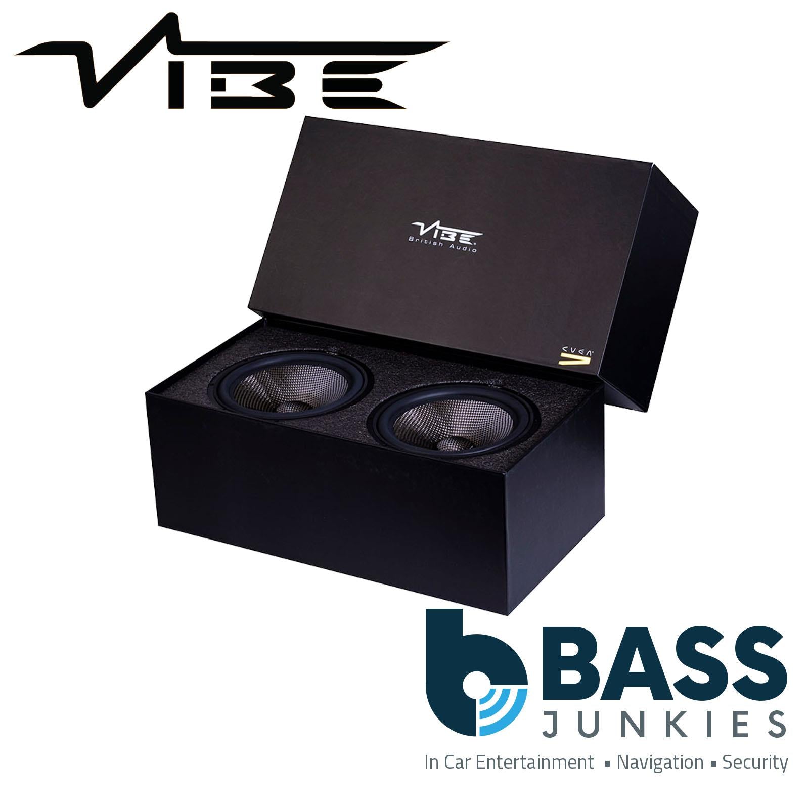 VIBE CVEN6.5SQW-V9 6.5" Carbon SQ Sound Quiality Cone 4Ohm Car Midwoofer