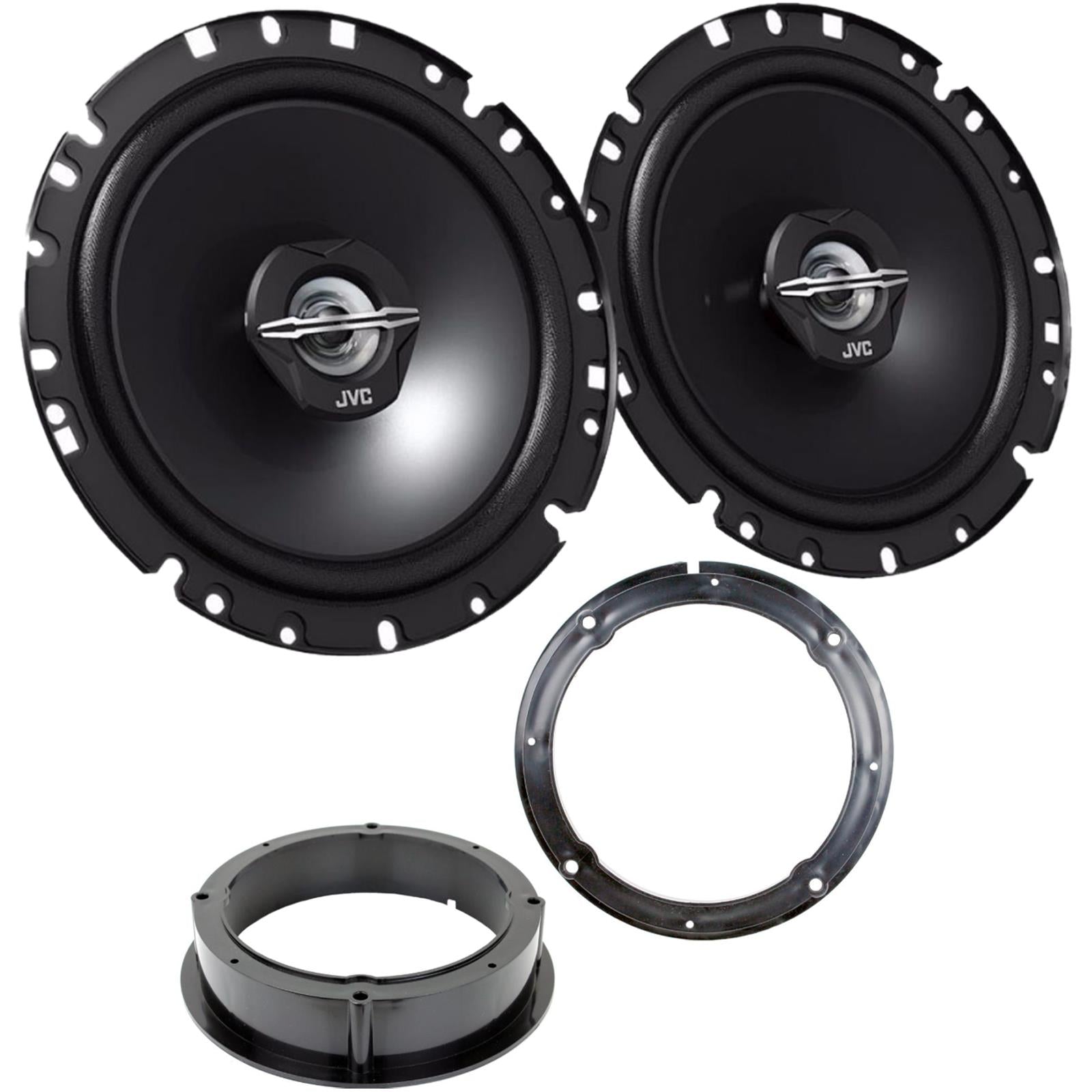 17cm 6.5 Inch 600 Watts 2 Way Rear Door Car Speakers Kit fit VW Golf MK5-04-08