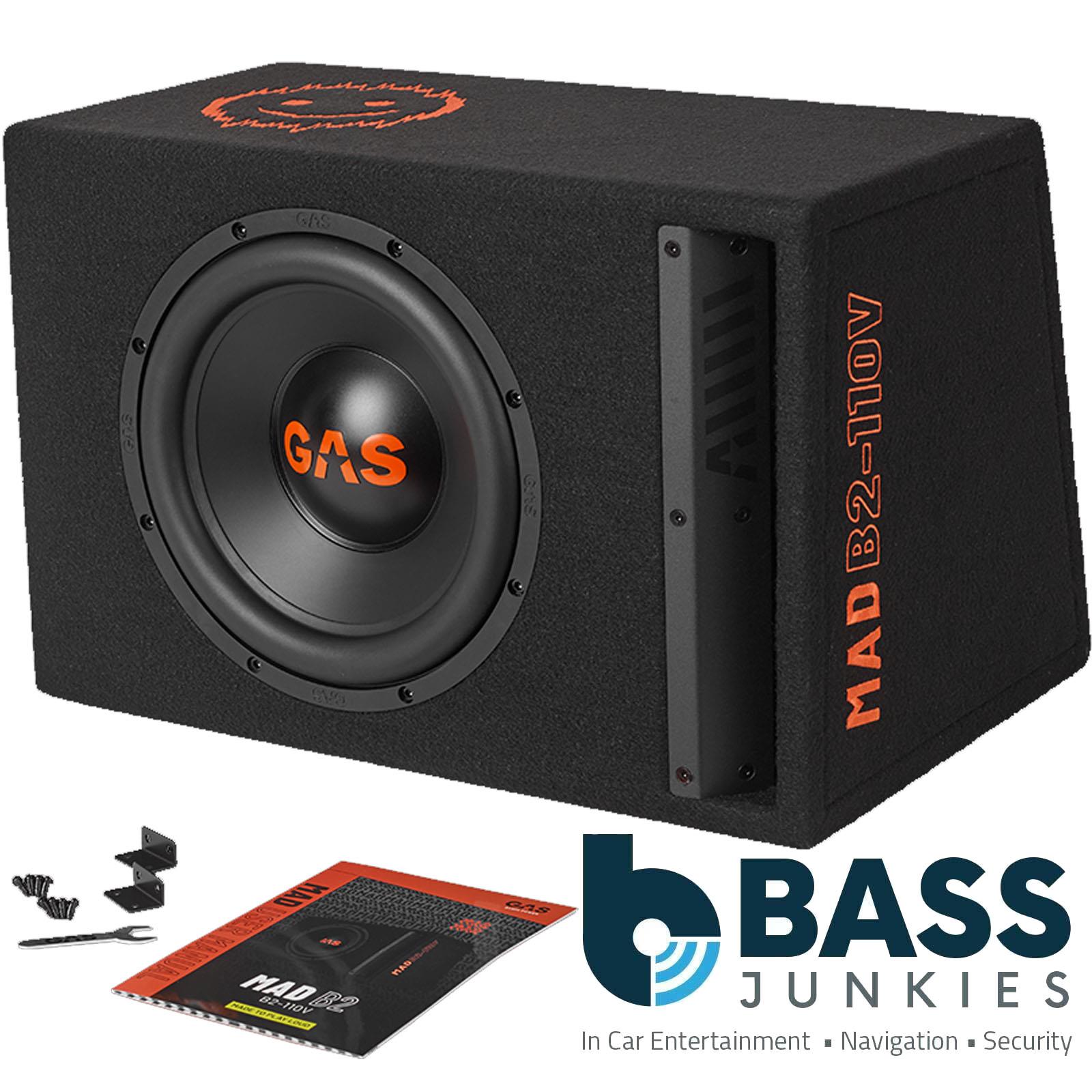 Gas MAD B2-110V - 600 Watts 10 Inch 25cm Vented Enclosure Car Subwoofer