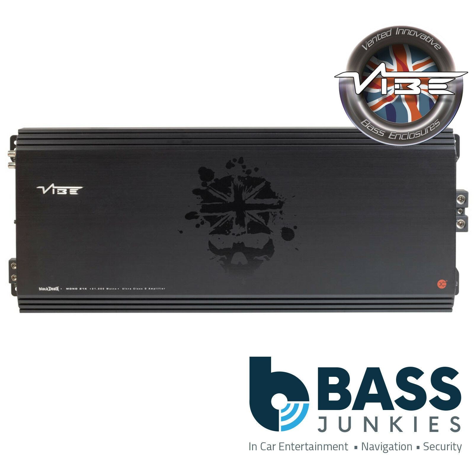Vibe BLACKDEATH M21K-V6 21,000 Watts Full Range Ultra Class D Car Amp Amplifier
