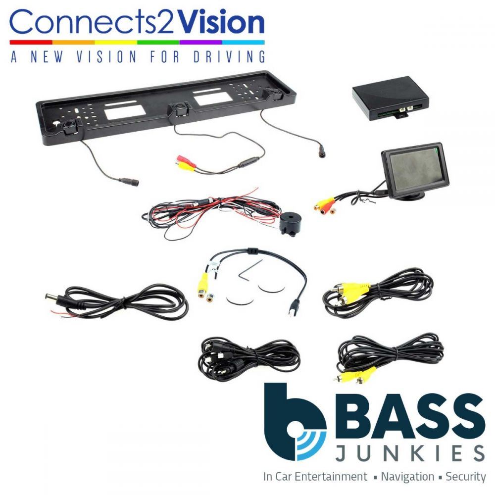 Connects2 CAM-KIT8 Universal Reverse Camera Kit With 4.3" Monitor