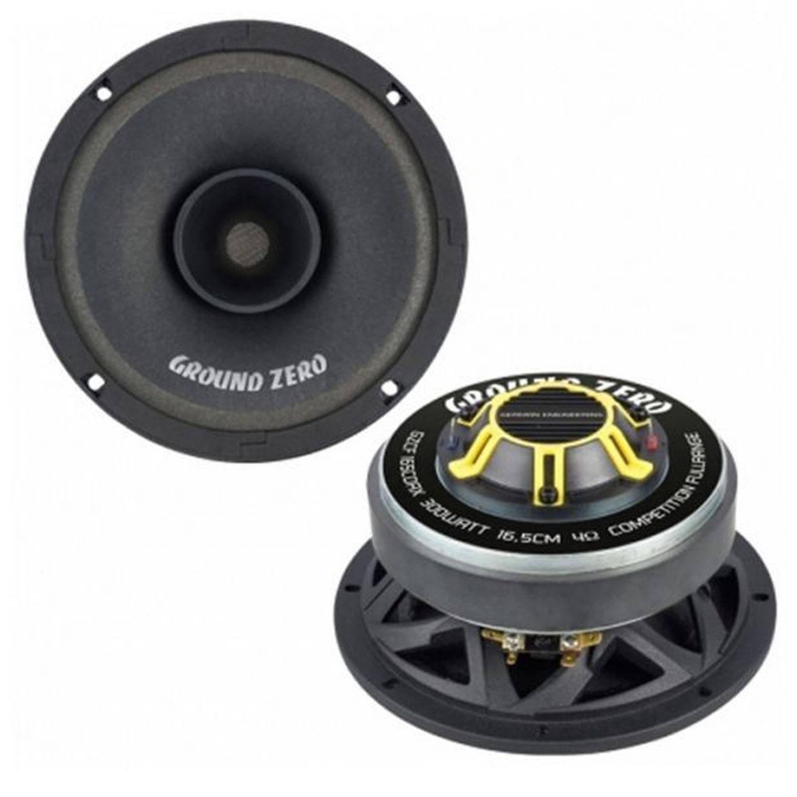 Ground Zero GZCF 165COAX 16.5cm 6.5" 300 Watts Coaxial Car Speaker (Single)