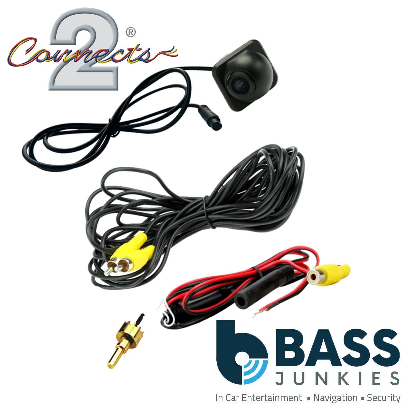 Connects 2 CAM-55  - Universal Car Fixed Angle Surface Mounted Reverse Camera Black Housing