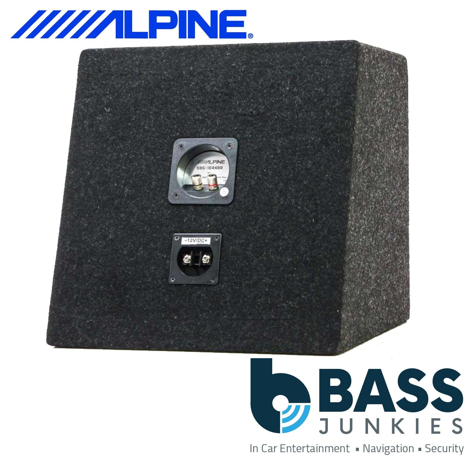 Alpine SBG-1044BR - 10" 500 Watts Passive Car Bass Reflex Subwoofer Enclousure