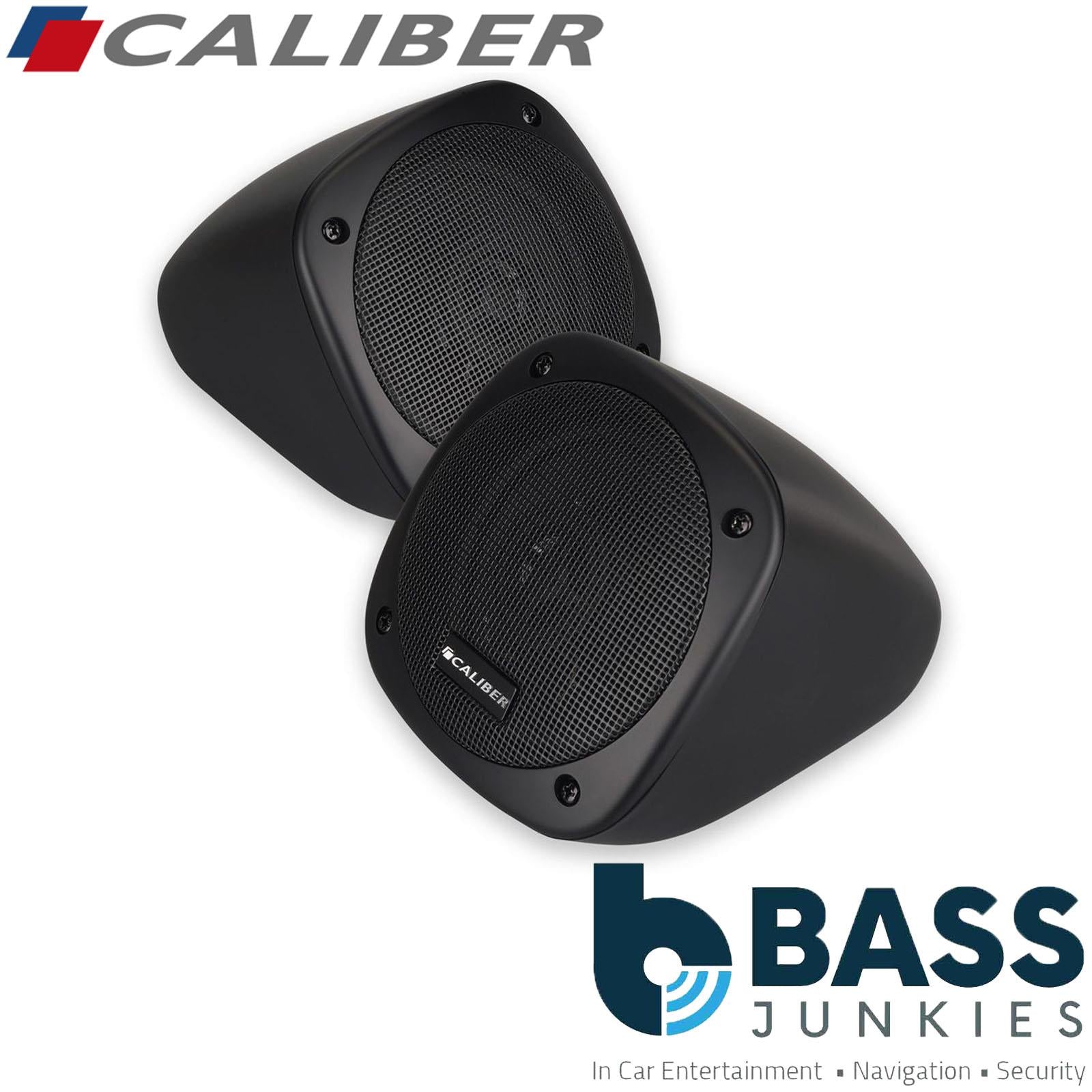 Caliber CSB1 - 3.5" 160W 2-Way Speaker Box Surface Mount Speakers Pair