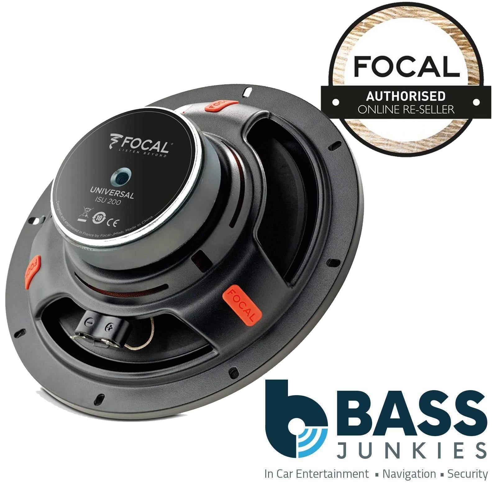 Focal 8" 320 Watts 2-Way Front Door Speakers Upgrade Kit fit AUDI TT MK2-07-14