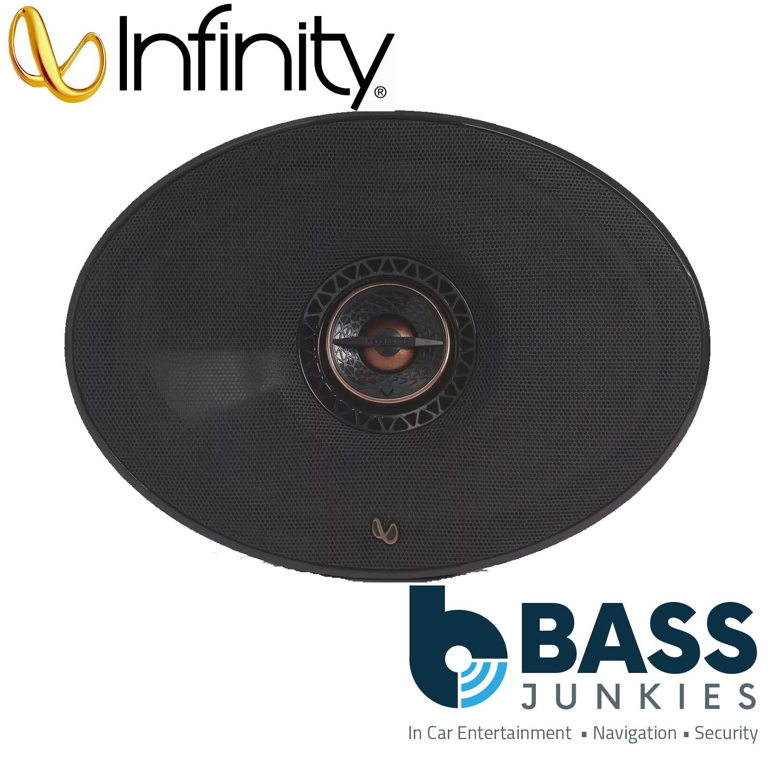 Infinity By Harman REF9632IX - 300 Watts 6"x9" 2-Way Car Shelf Speakers Pair