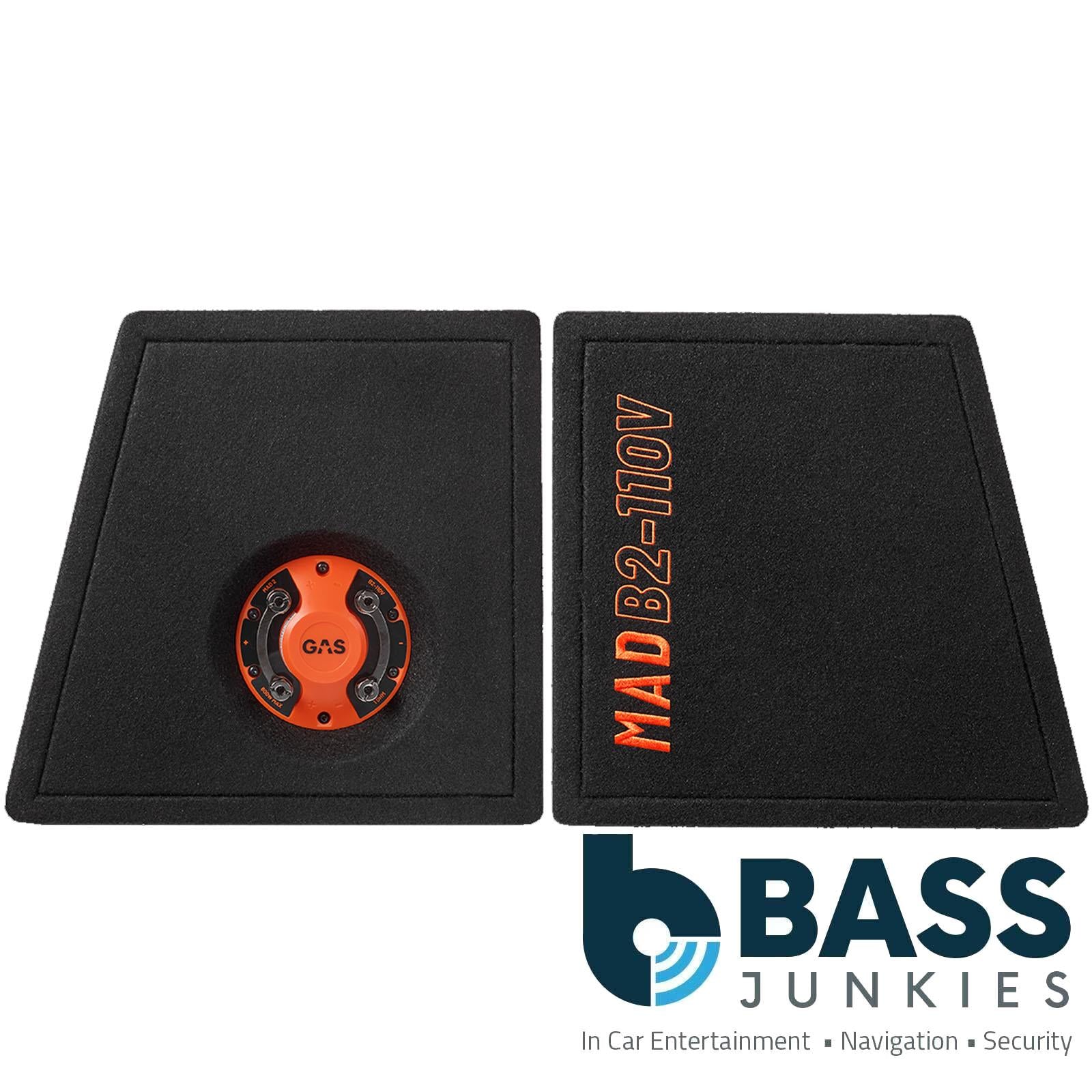 Gas MAD B2-110V - 600 Watts 10 Inch 25cm Vented Enclosure Car Subwoofer