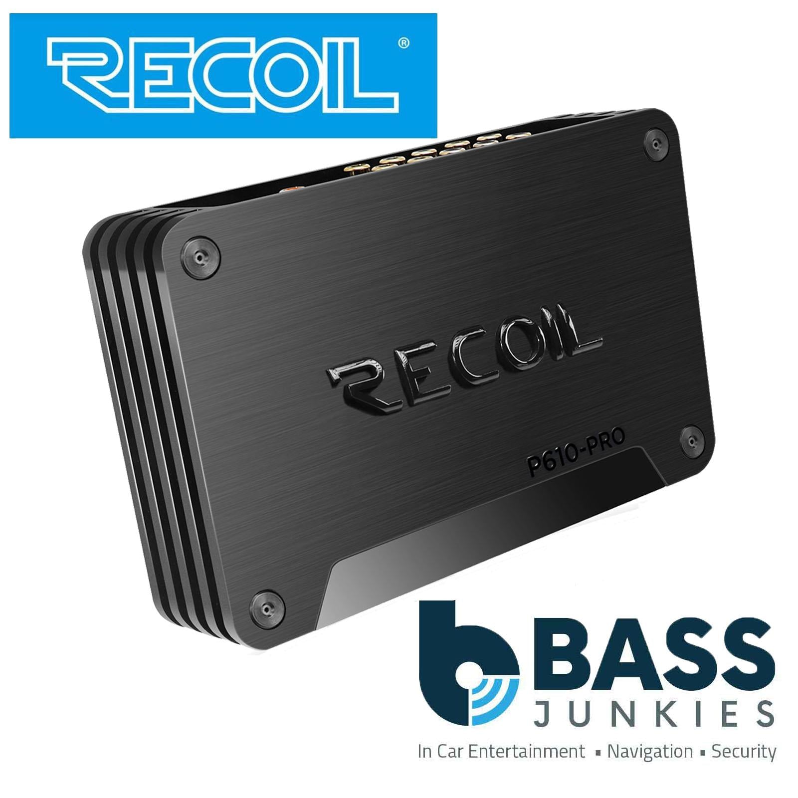 Recoil P610-PRO - 10 Channel DSP 6-In/10-Out Car Amplifier & Bluetooth Streaming
