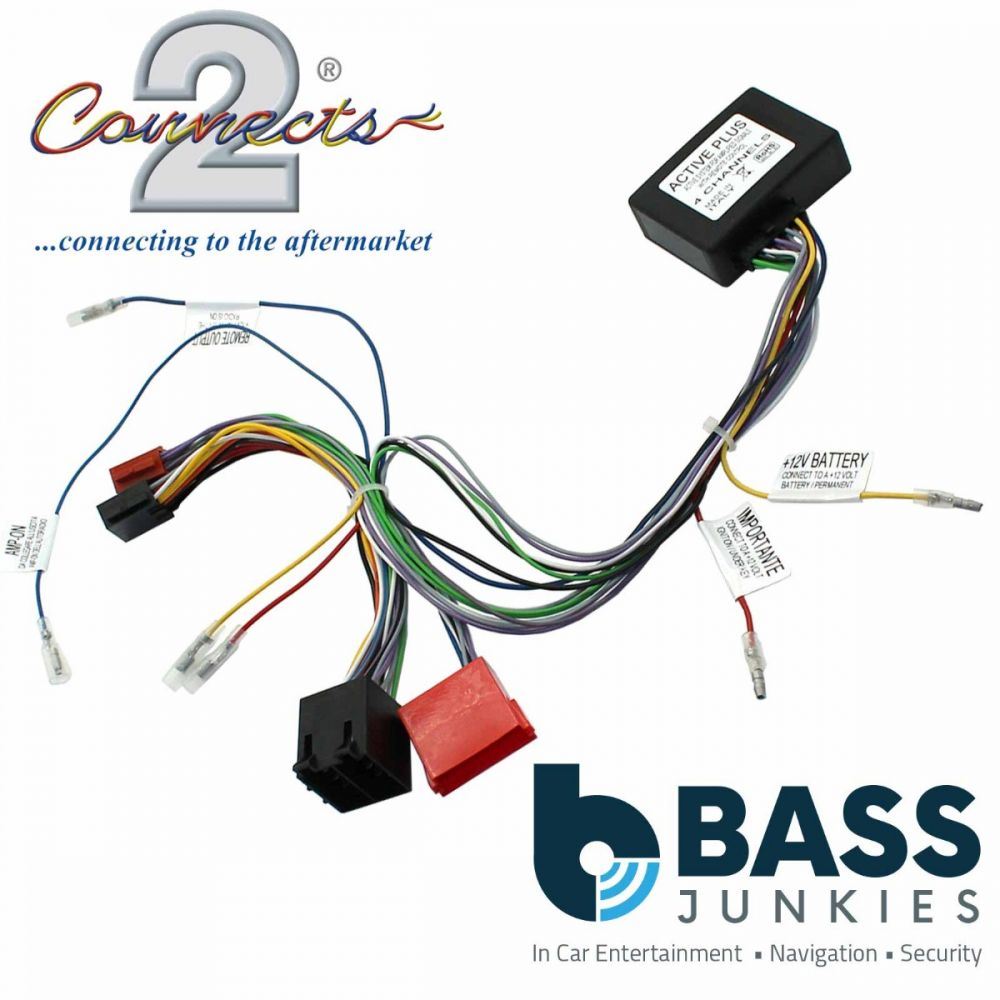 Connects2 CT53-VW02 - VOLKSWAGEN Car Stereo Amplified Active Speaker Adaptor Lead