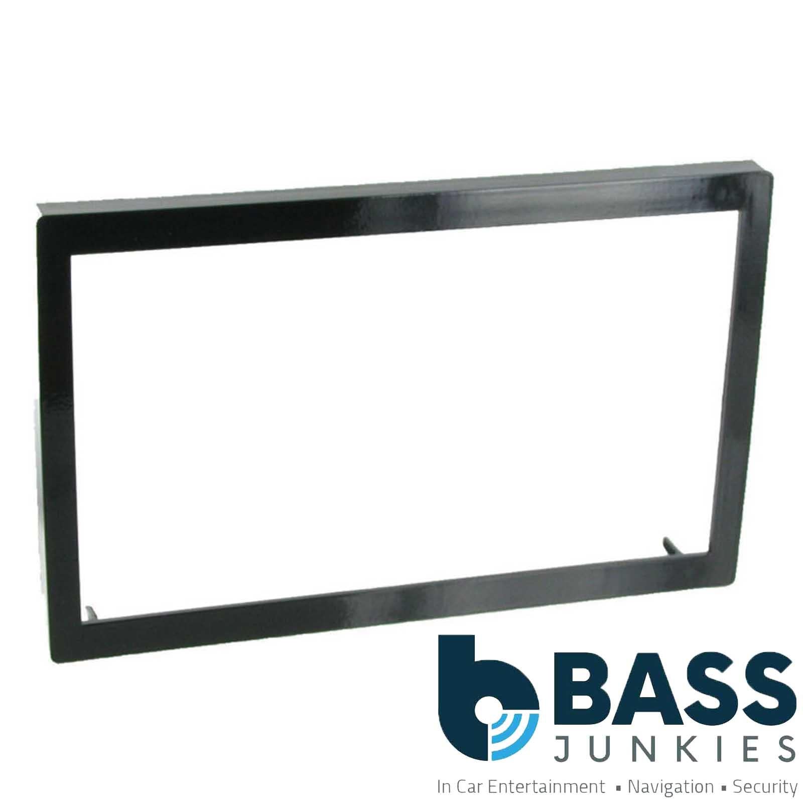 UNIVERSAL 110mm Car CD Stereo Radio Double Din Facia Fascia Cage Trim BLACK