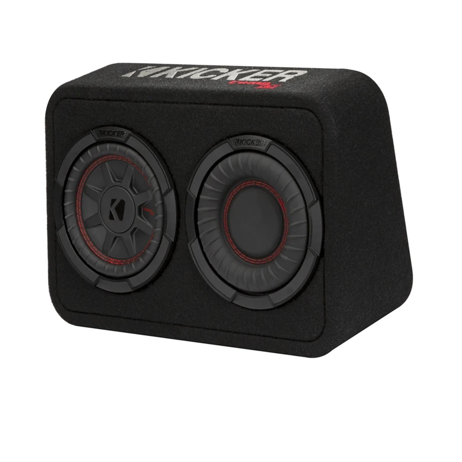 Kicker 48TCWRT672 - 300W 6.75" CompRT Thin Car Sub Subwoofer Enclosure 2 Ohm