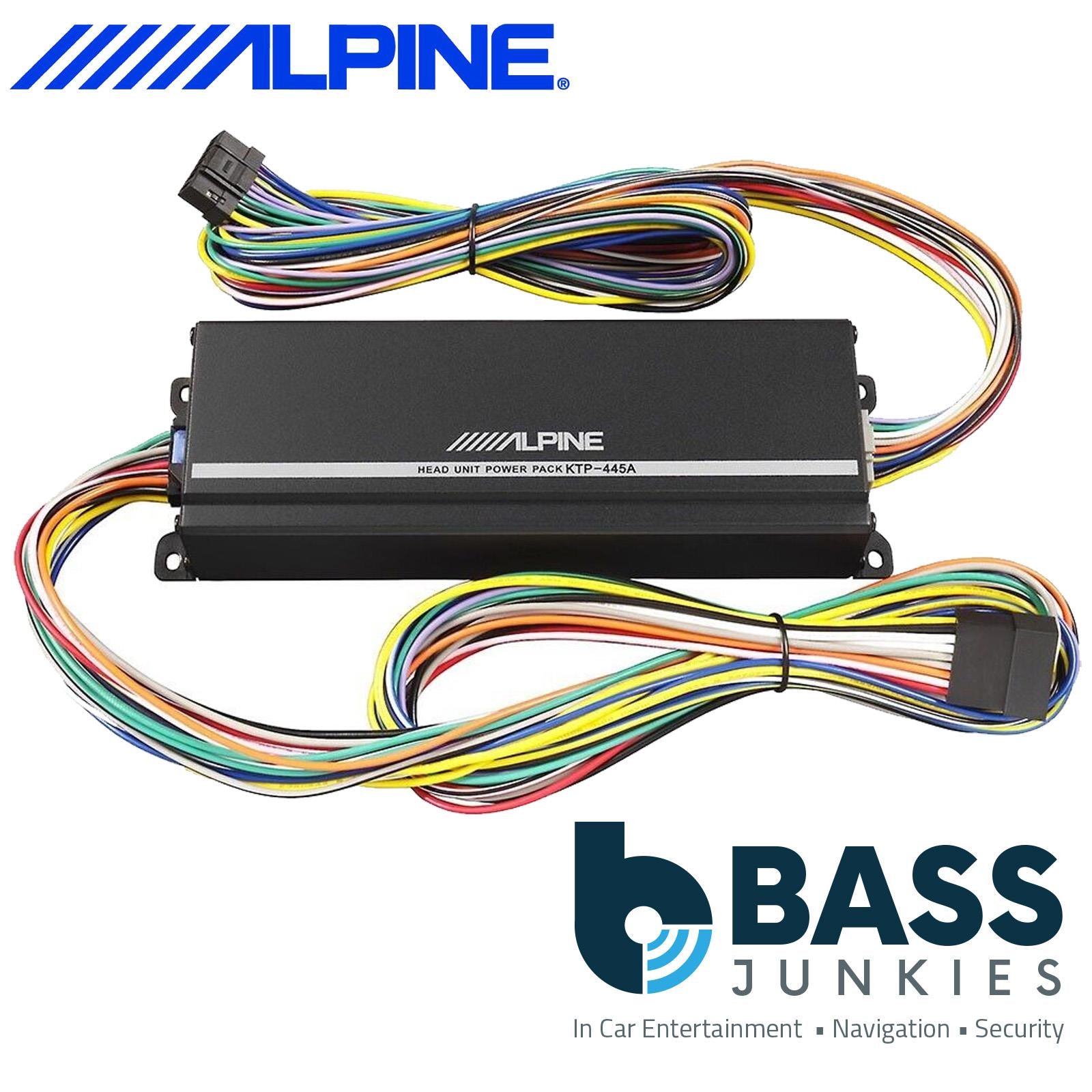 Alpine KTP-445A - Compact Amplifier 4 X45 RMS 4 X100 Max. Connects