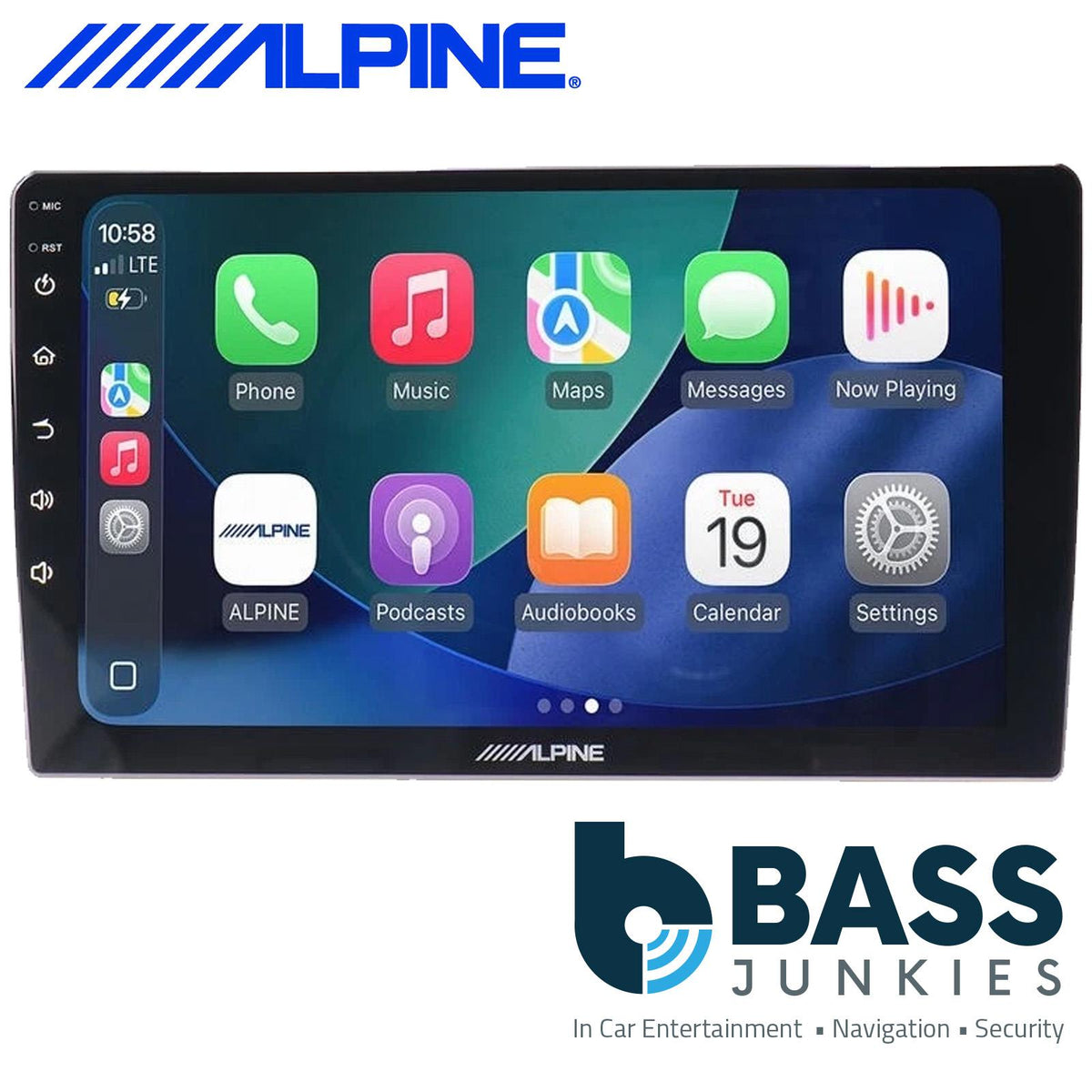 Alpine INE-AX809 - 9" Bluetooth Apple CarPlay Android Mirror link DSP Car Stereo