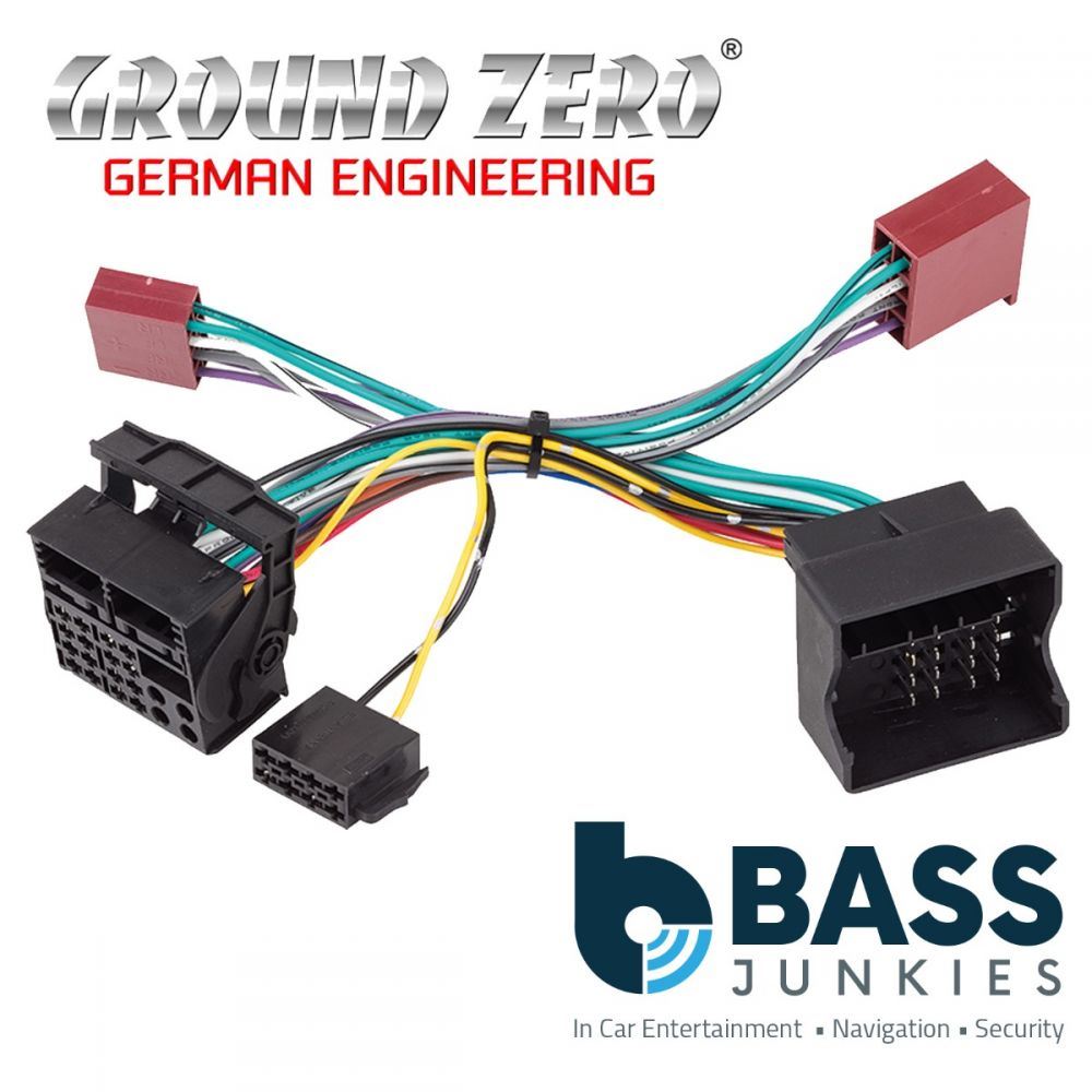 Ground Zero GZCS ISO-Quadlock - ISO to Quadlock Car Adaptor Harness