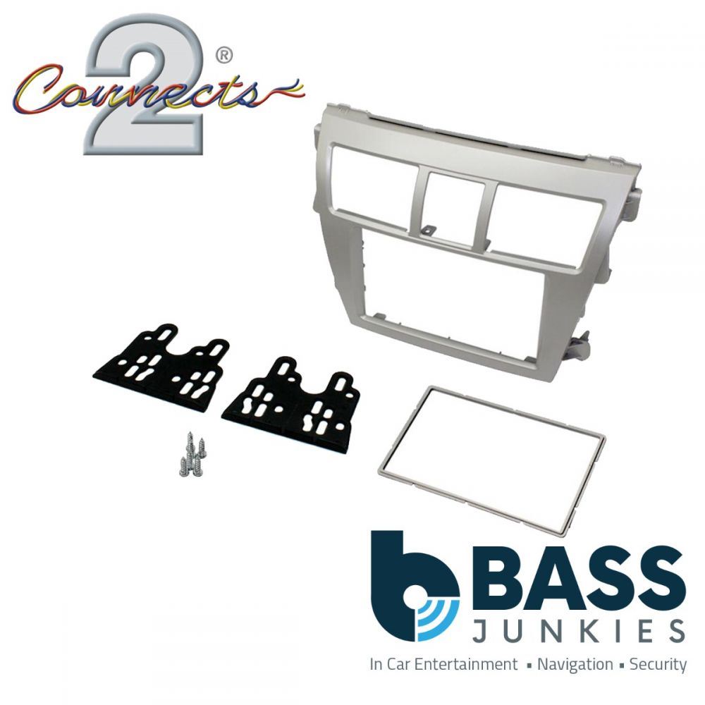 Connects2 CT23TY44 - Toyota Yaris, Vios 2008 - 2013 Double Din Fascia Panel