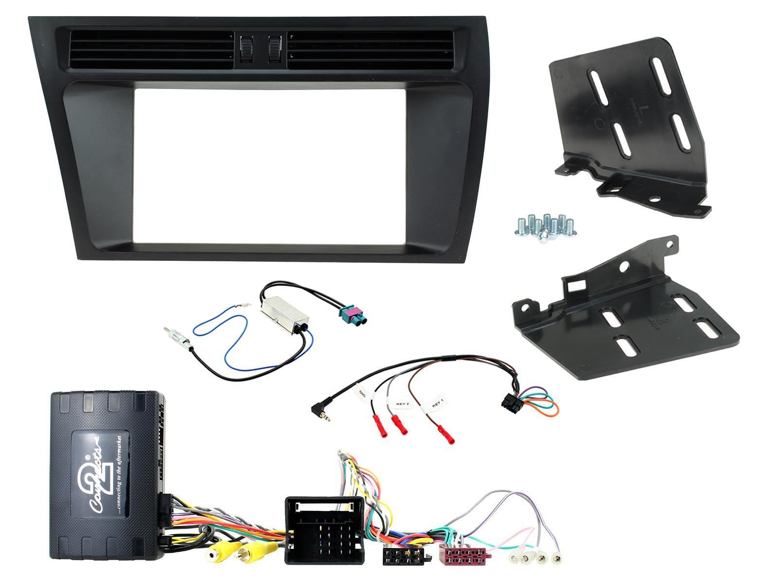 Connects2 Double Din Stereo fitting kit for LHD (left had drive) Audi A4 2008-2015 | A5 2008-2015 Vehicle Specific Stereo Screen Steering Controls Fitting Kit