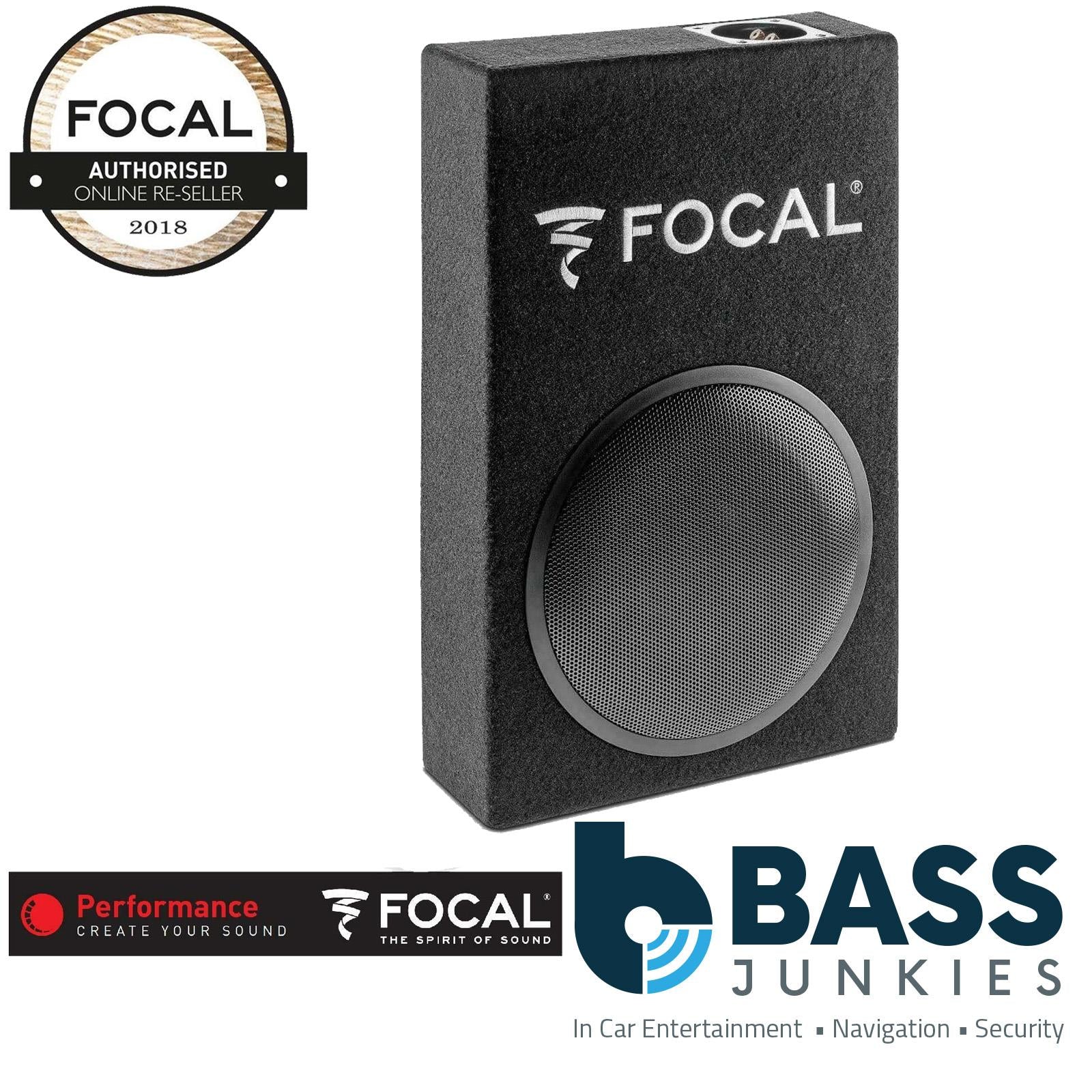 Focal PSB200 8" 250 Watts Passive Car Van Boot Trunk Subwoofer Enclosure Box