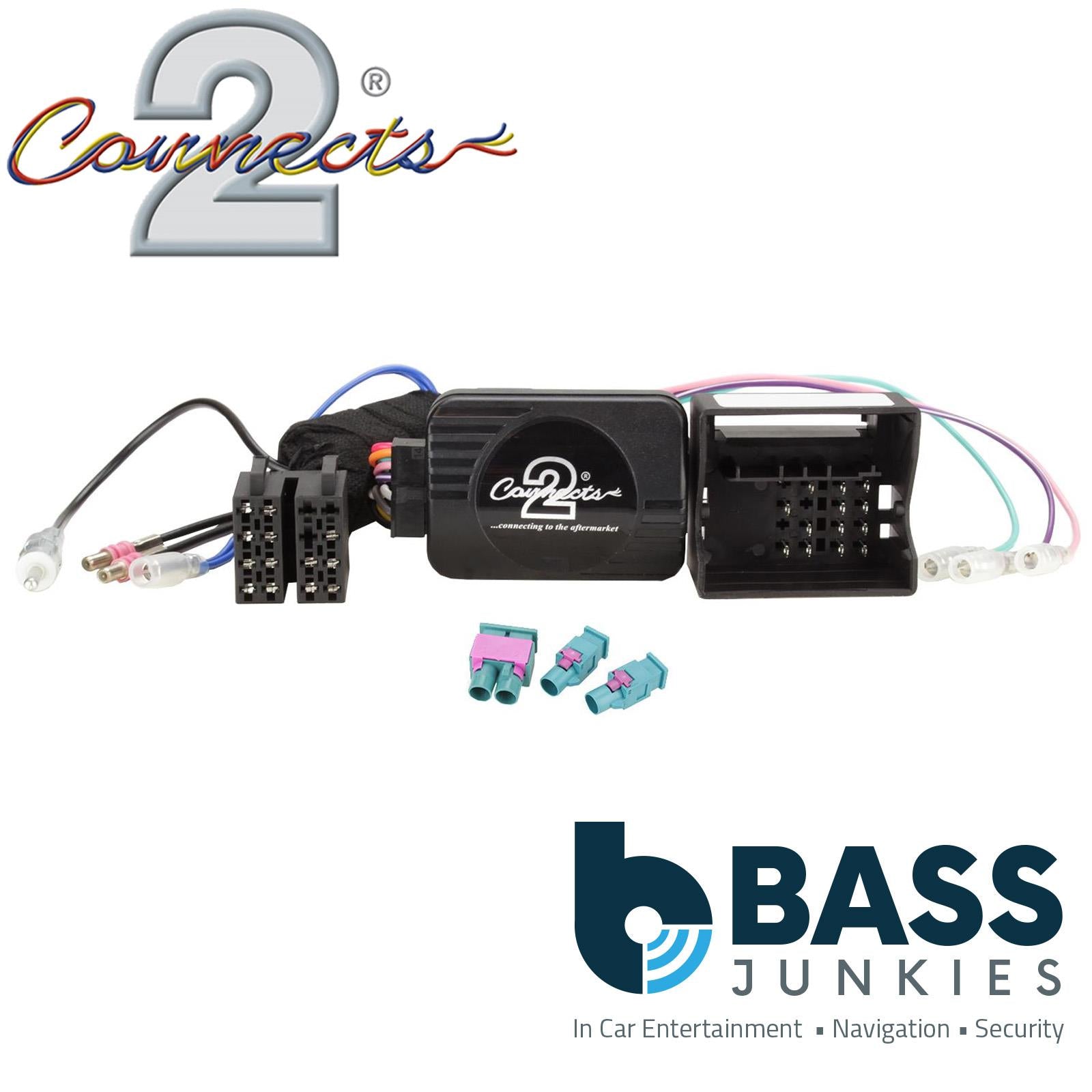 Connects2 CTSVW017.2 - VW Amarok Passat Golf Transporter Tiguan Touareg Scirocco Polo Steering Wheel Interface Kit