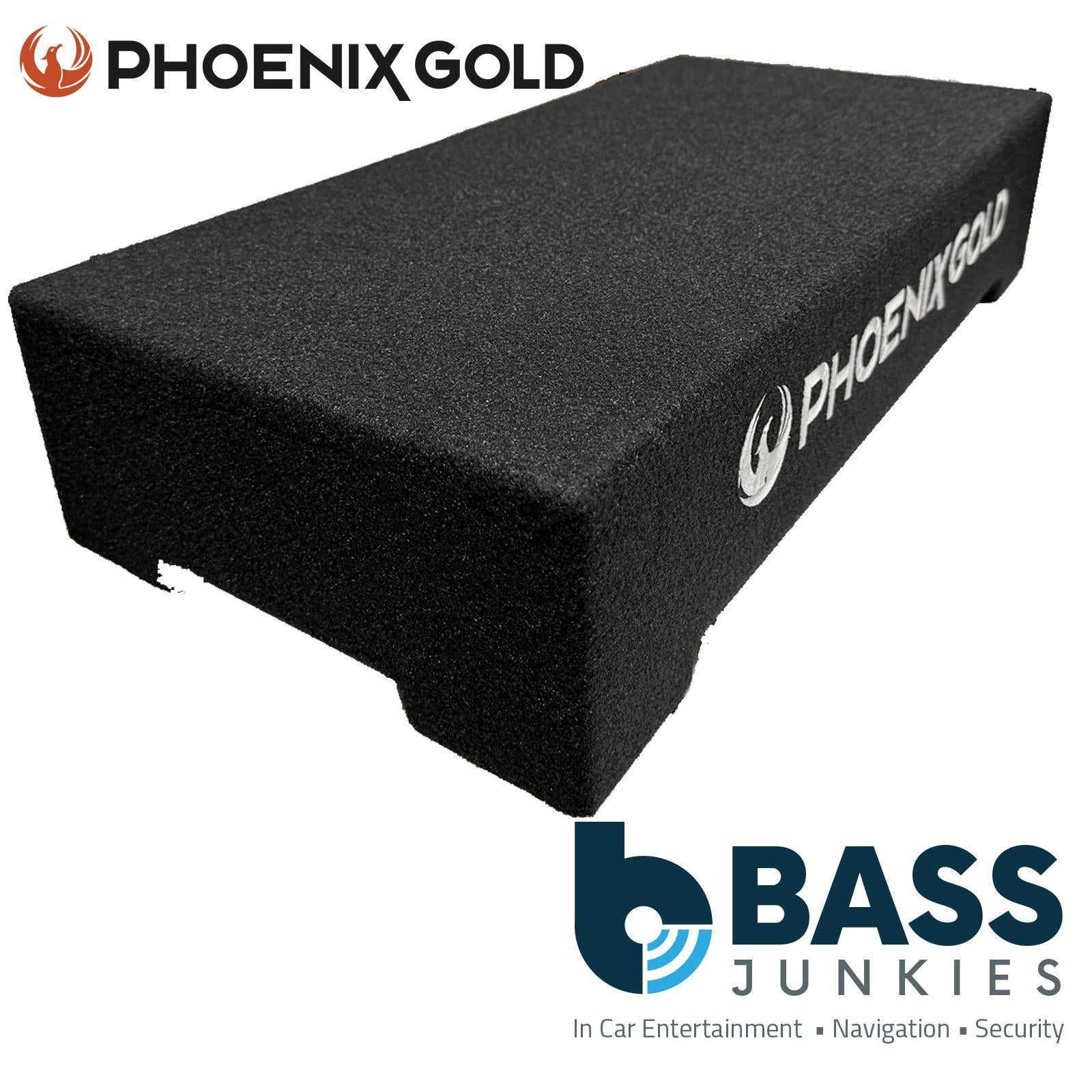 Phoenix Gold ZX210PBS - Dual 10” 700 Watts Slim Passive Car Subwoofer Bass Boxox