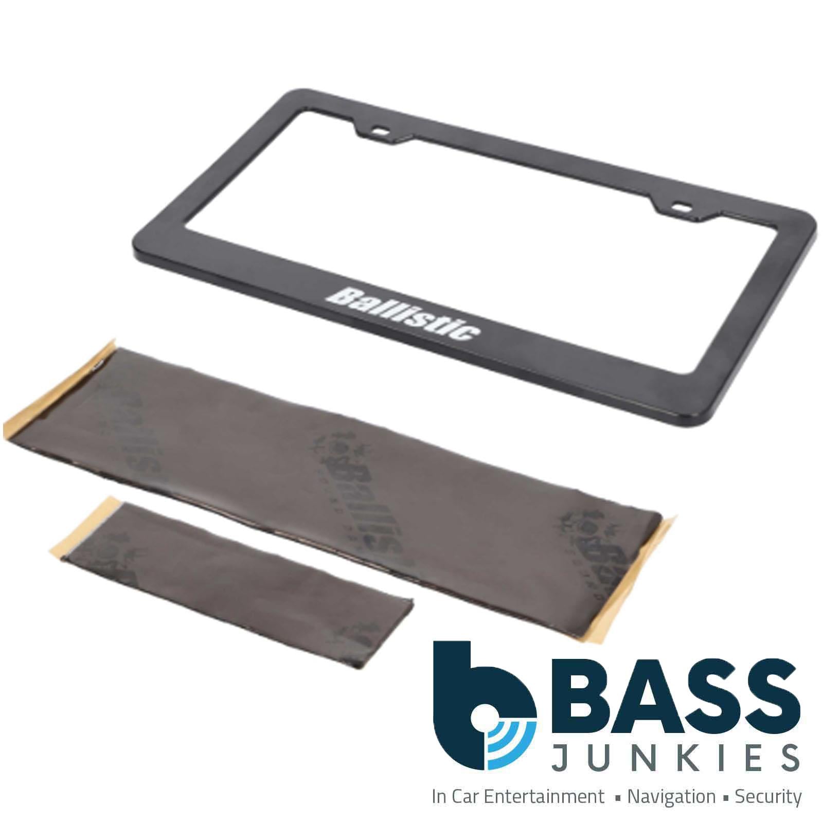 Ballistic SDHP-LIC Licence Plate Kit + 2pc Sound Deadening