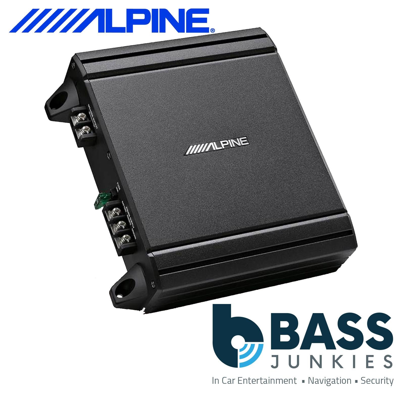 Alpine 8" 400 Watts Car Bass Box with 550 Watts Amplifier & Full Amp Kit Package