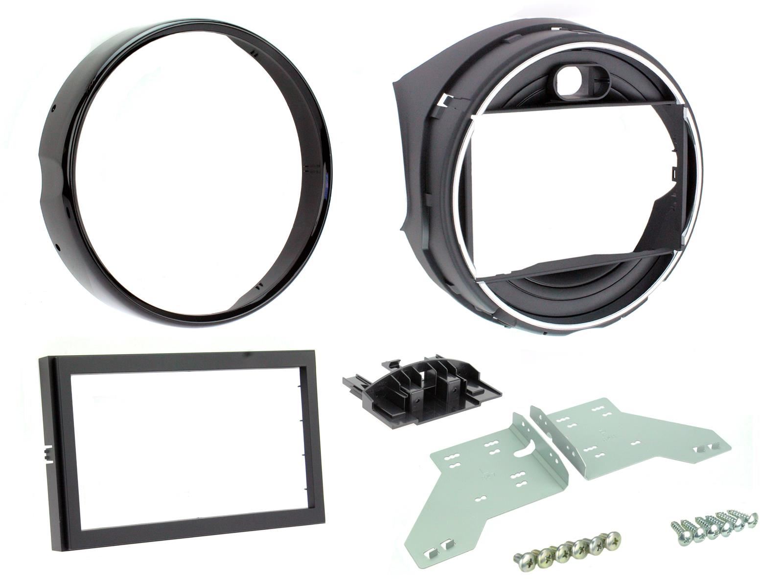 Connects 2 CTKBM28 - BMW Mini F55/556 Models 2014 Onwards Double Din Facia & Steering wheel Interface Fitting Installation Kit