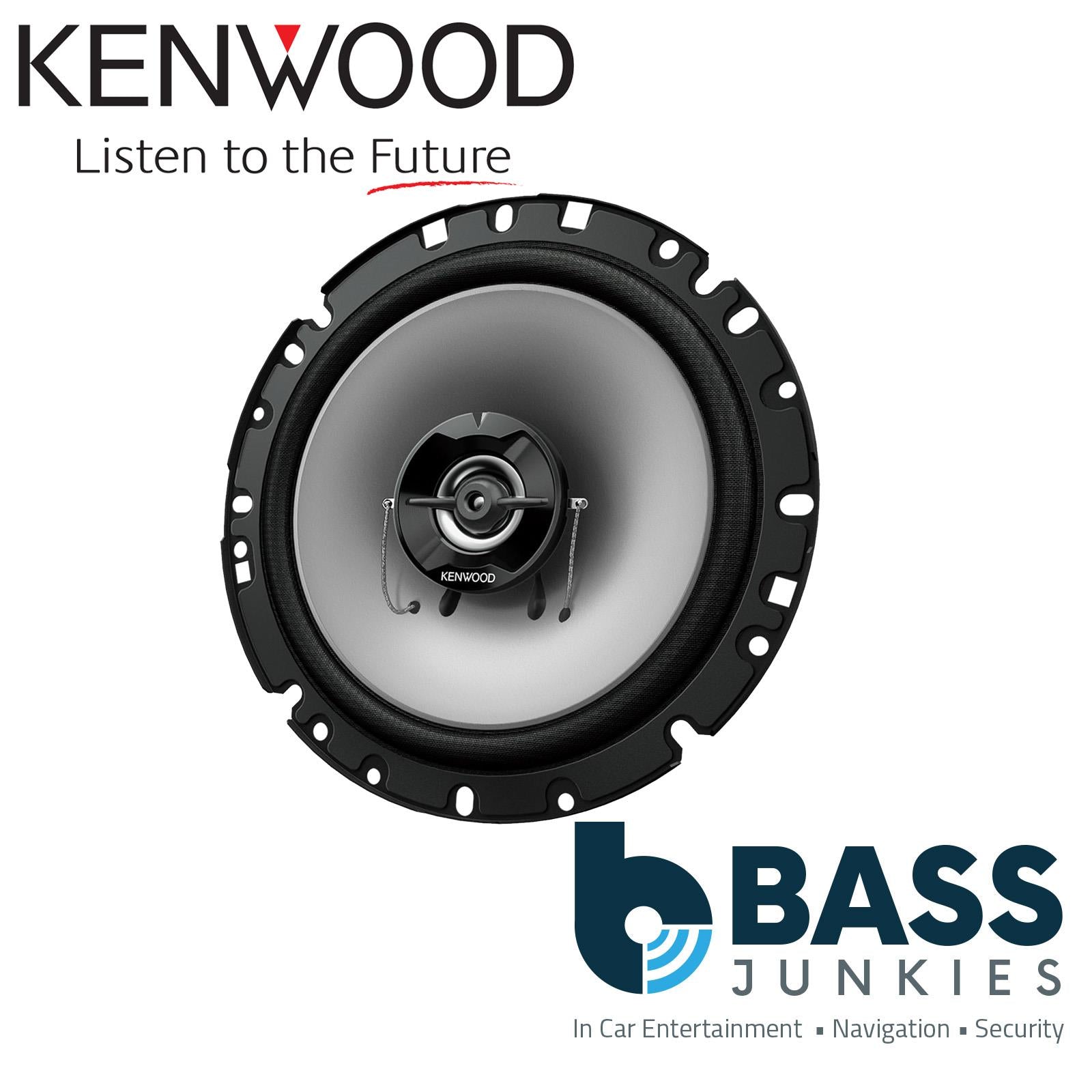 Kenwood KFC-S1767 - 17cm 6.5" inch 600 Watts 2 Way Car Van Door Coaxial Speakers Pair
