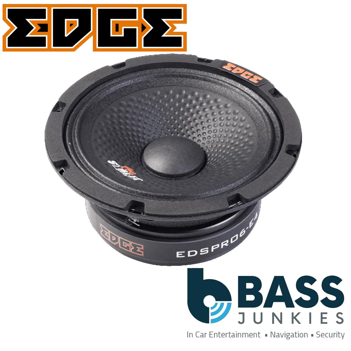 EDGE STREET Series EDSPRO6-E4 - 800 Watts 16.5cm Pro Audio Midrange Car Speaker
