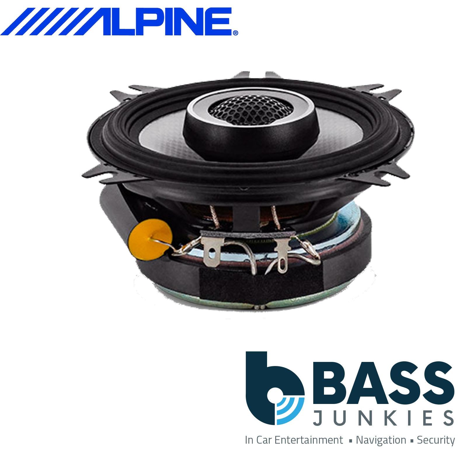 Alpine S-S40 S-Series 100mm/10cm/4" 2-Way Coaxial Car speakers (Per Pair Max 240|90 watts RMS) Fits Mercedes C-Class 2000-07