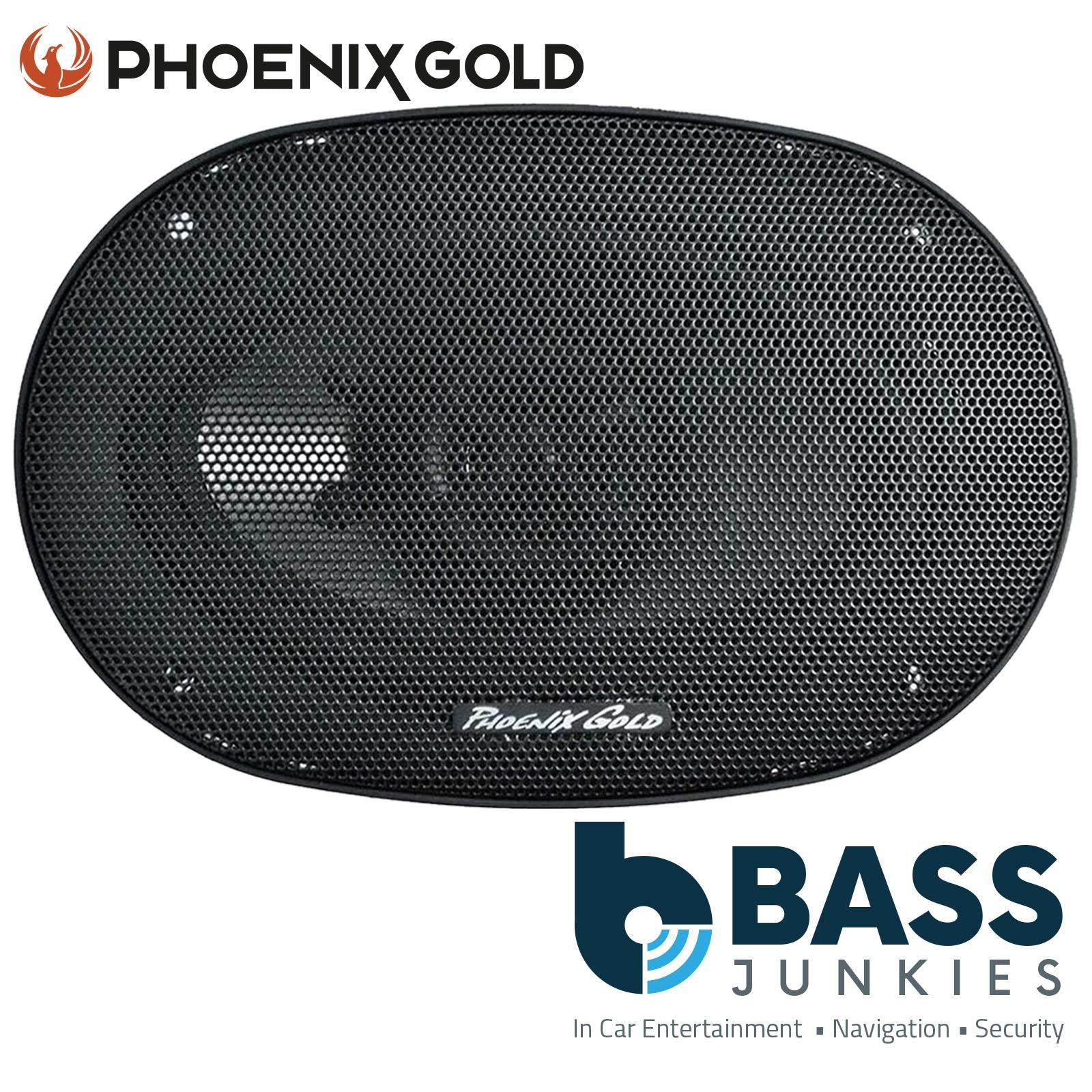 Phoenix Gold Z46CX - Z Series 120 Watts 4" x 6" Inch Oval Door Shelf Coaxial Car Audio Speakers