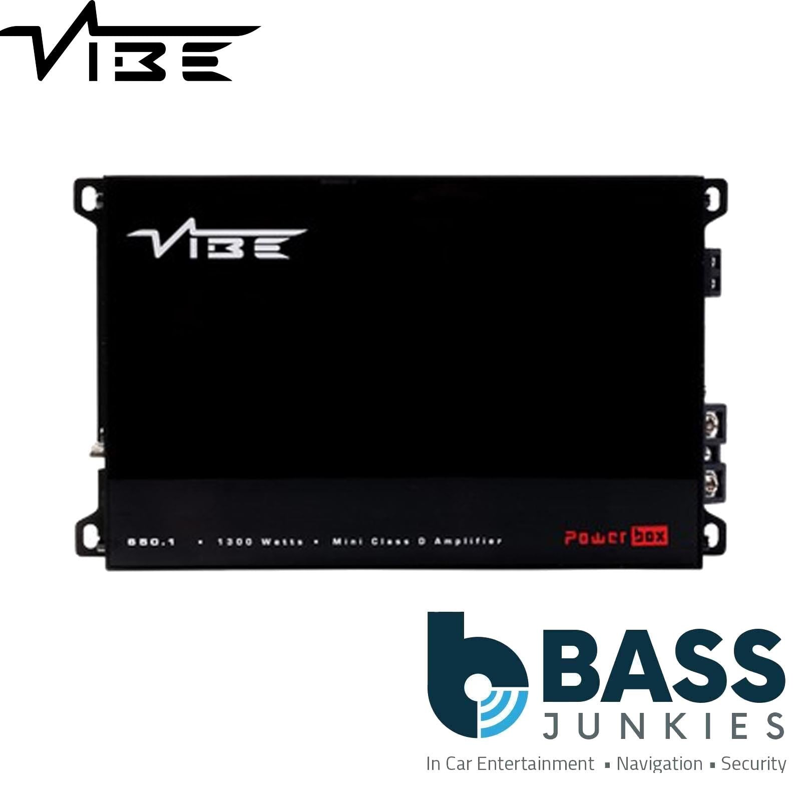 Vibe POWERBOX650.1M-V5 - 1300 Watts 300Hz Mono Bass Car Amplifier