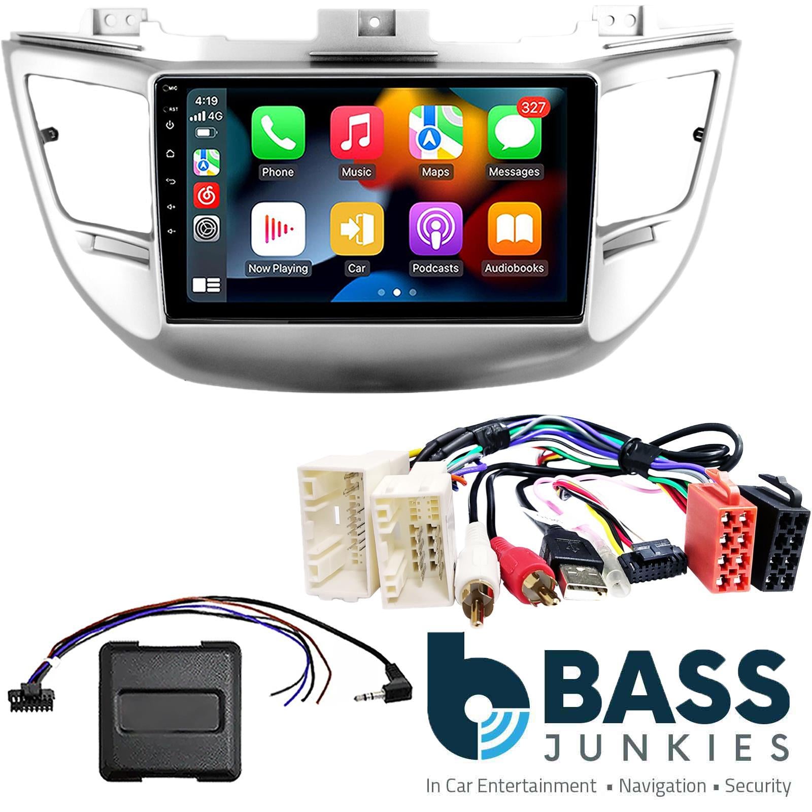 UPGRADED 9" CarPlay Android Car Stereo Fitting Kit For Hyundai Tuscion  2015 Onwards