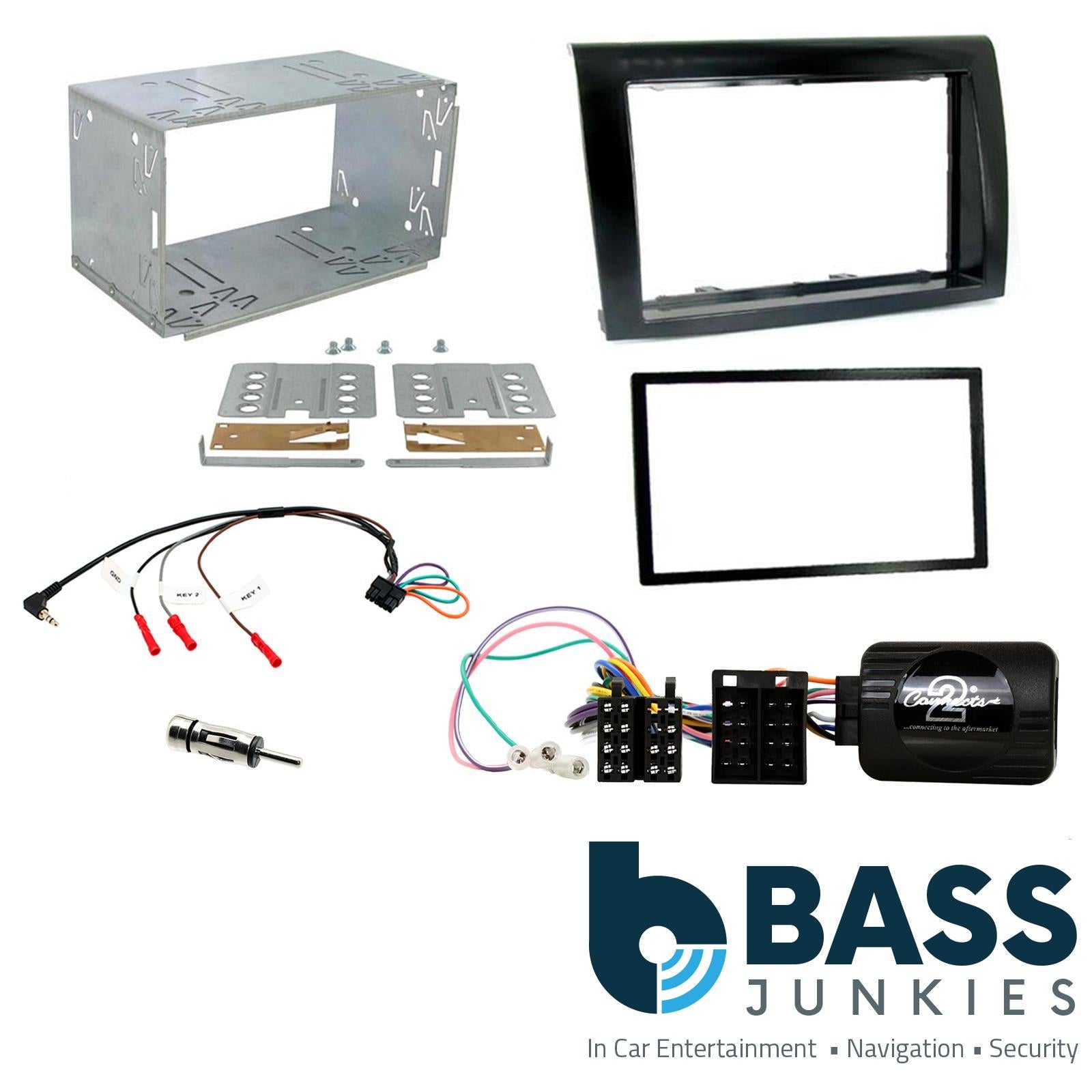 Connects2 CTKFT07 Fiat Bravo 2007 On Car Stereo Fascia Steering Wheel Stalk Interface Kit