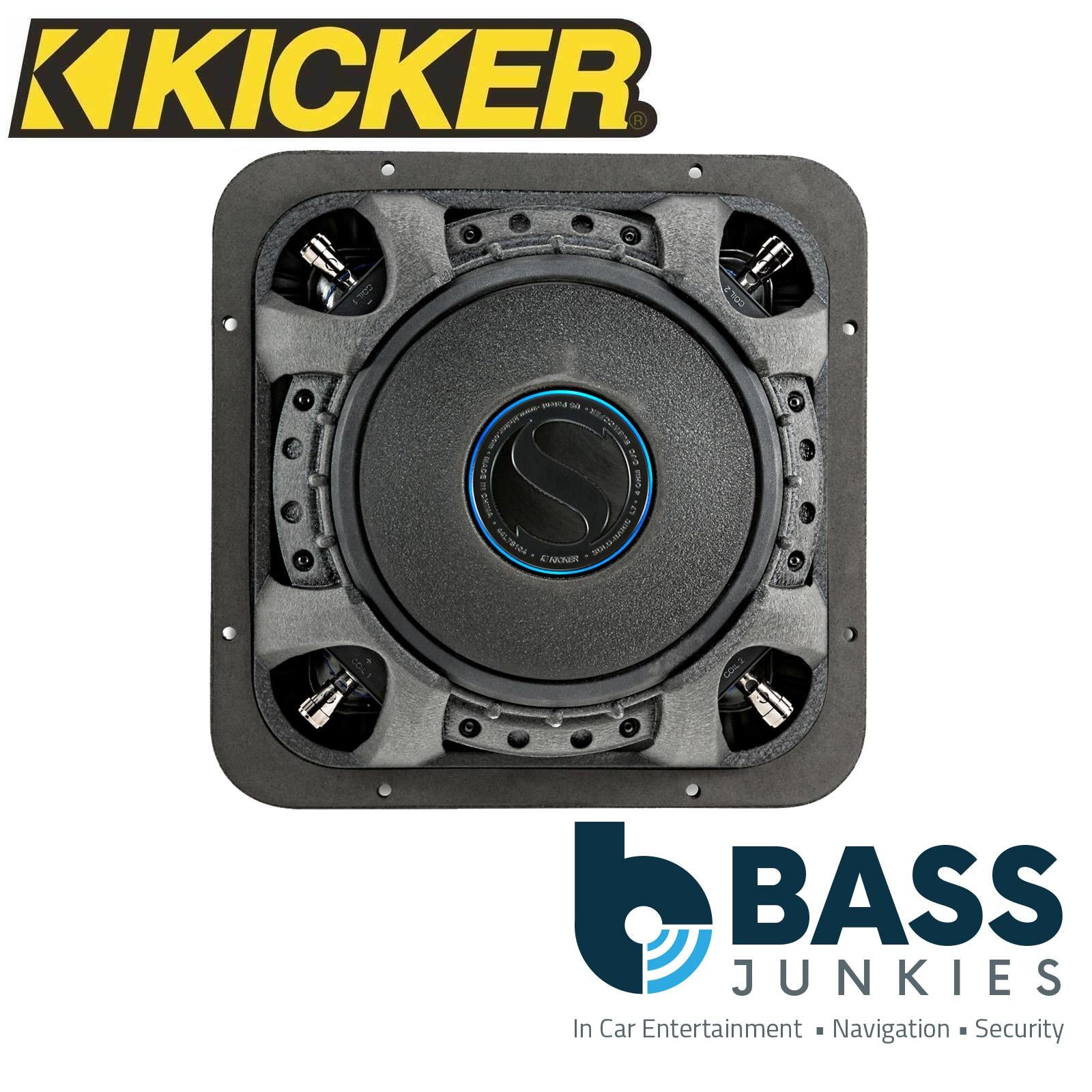 Kicker 44L7S102 - 1200 Watts 10" Solo-Baric L7S Square 2 Ohm Car Sub Subwoofer
