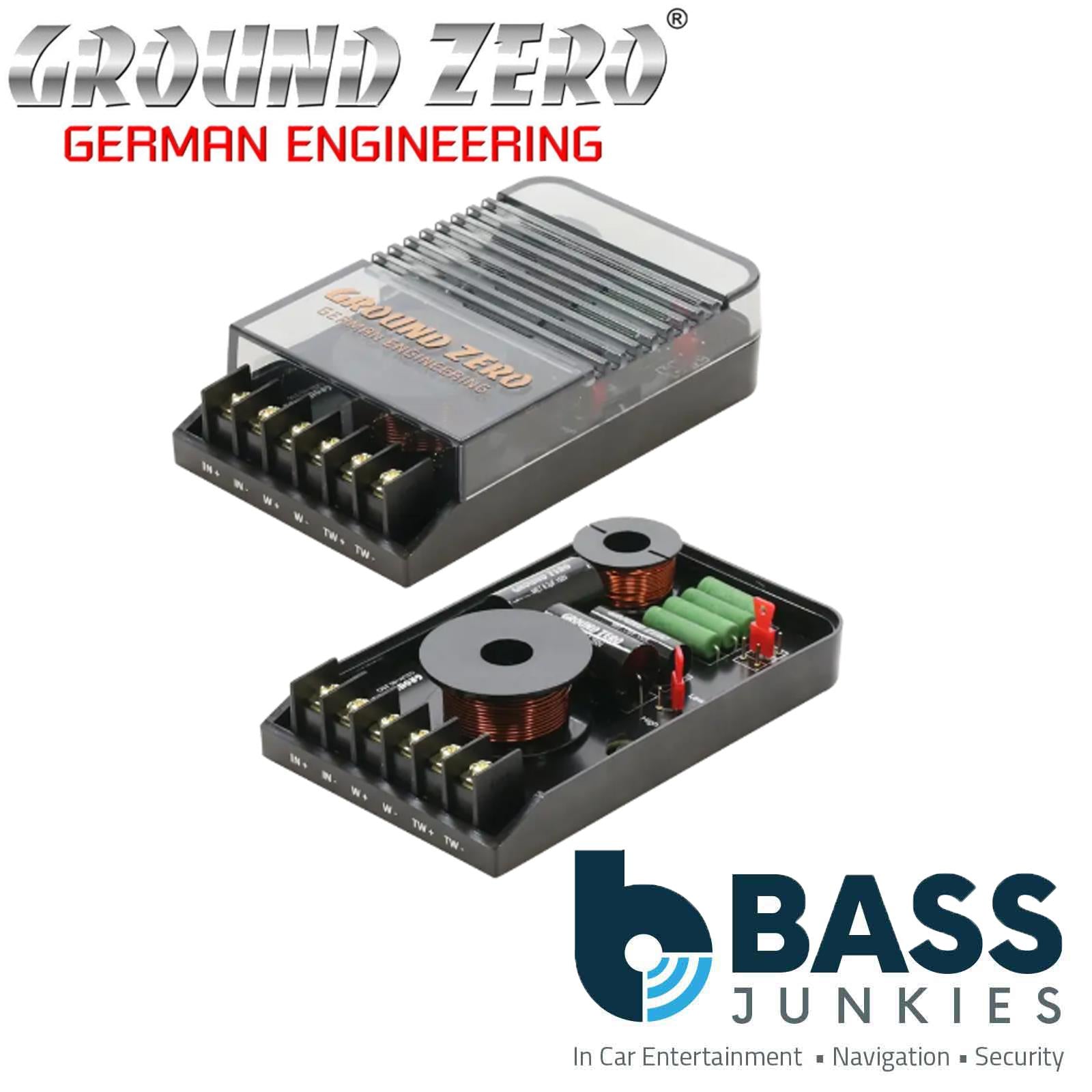 GROUND ZERO GZUC 165.2SQ 230 Watts 6.5″ 2-way Component Speaker System