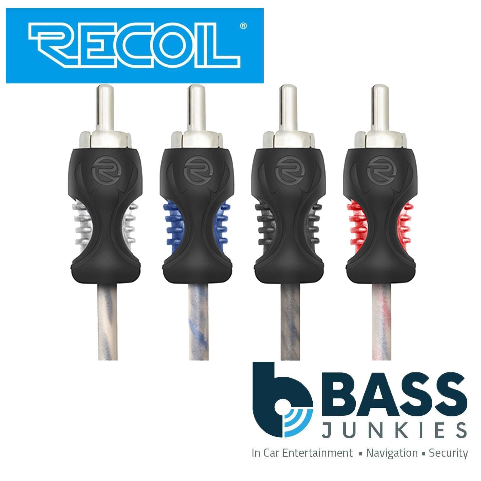 Recoil RCI417 - Echo Series 5 Meter 4-Channel Twisted OFC RCA Phono Cable