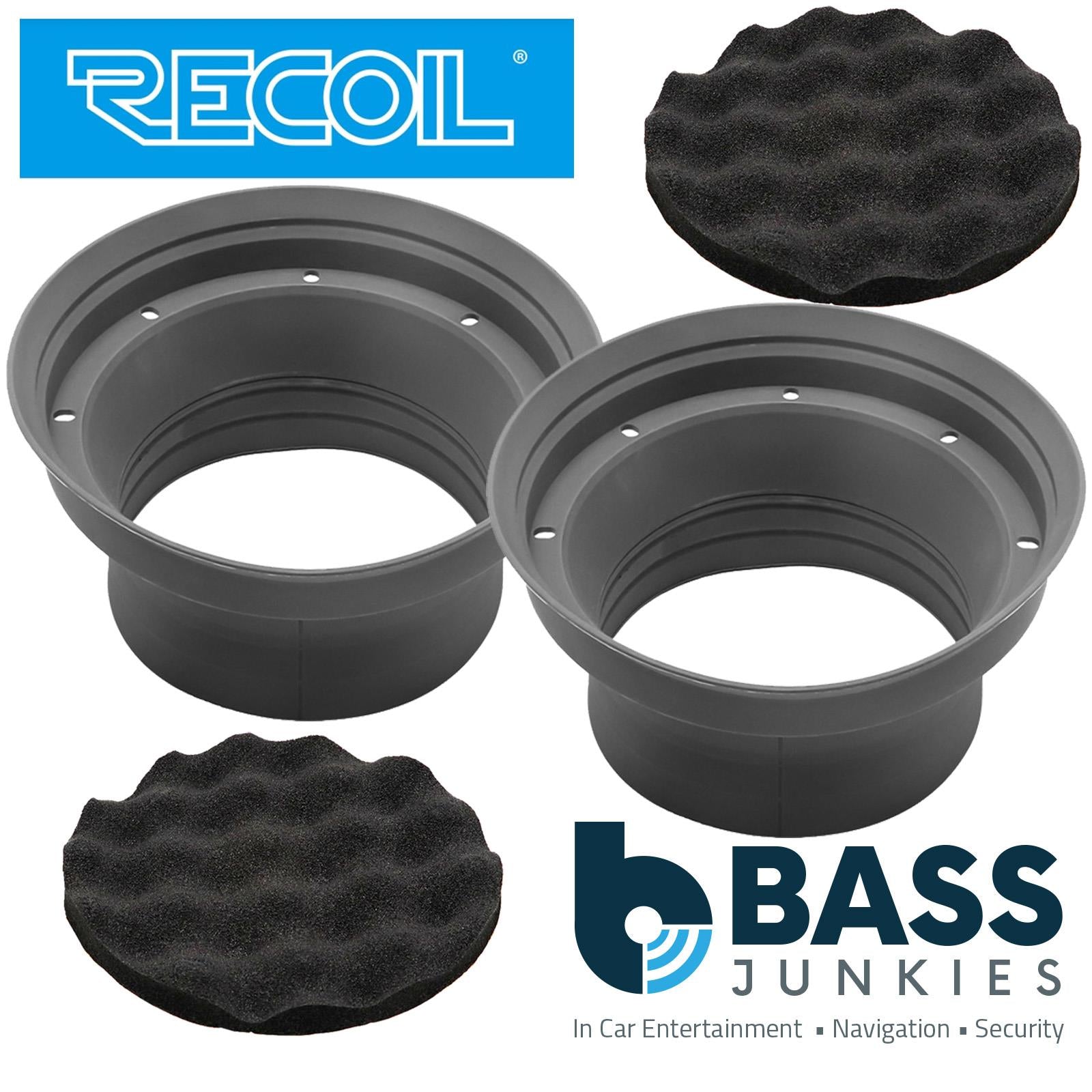 Recoil SPB525 - 13cm 5.25″ Waterproof Silicone Car Speaker Baffle & Isolator Kit