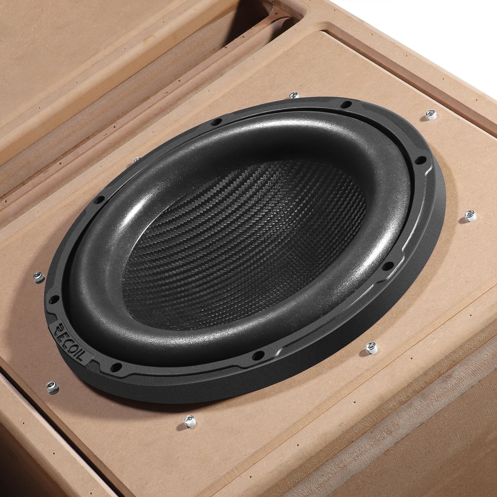 Recoil PW10D4 - 1200 Watts Echo Pro Series 10-Inch Dual 4-ohm Car Subwoofer