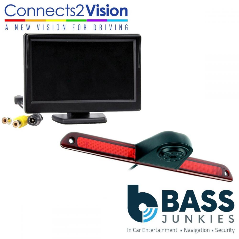 Mercedes Sprinter Rear View Van Brake Light Reversing Camera & 5" Screen Kit