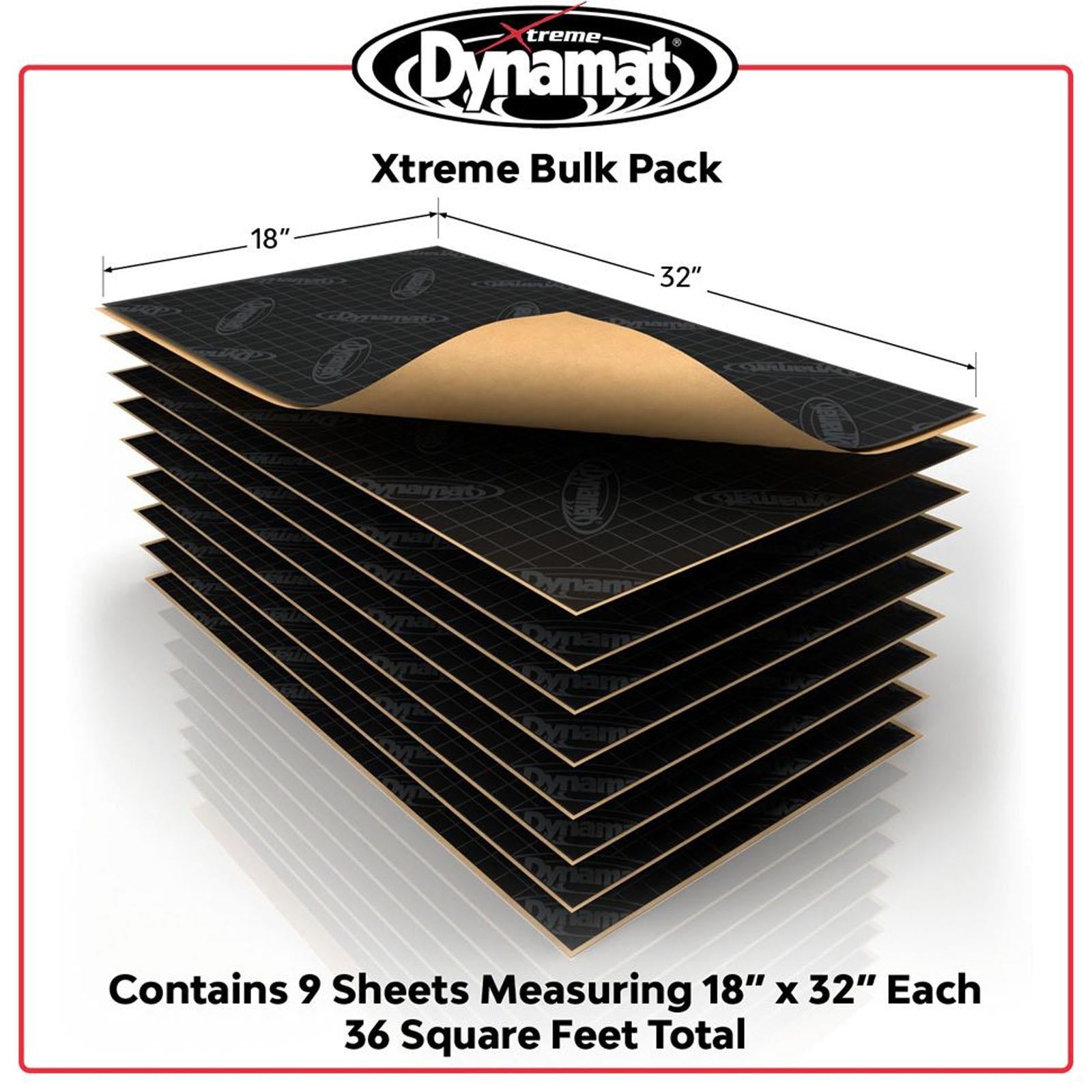 Dynamat Xtreme Bulk Pack Sound Deadening Kit 3.34m² (36 sq.ft) - 9 Sheets