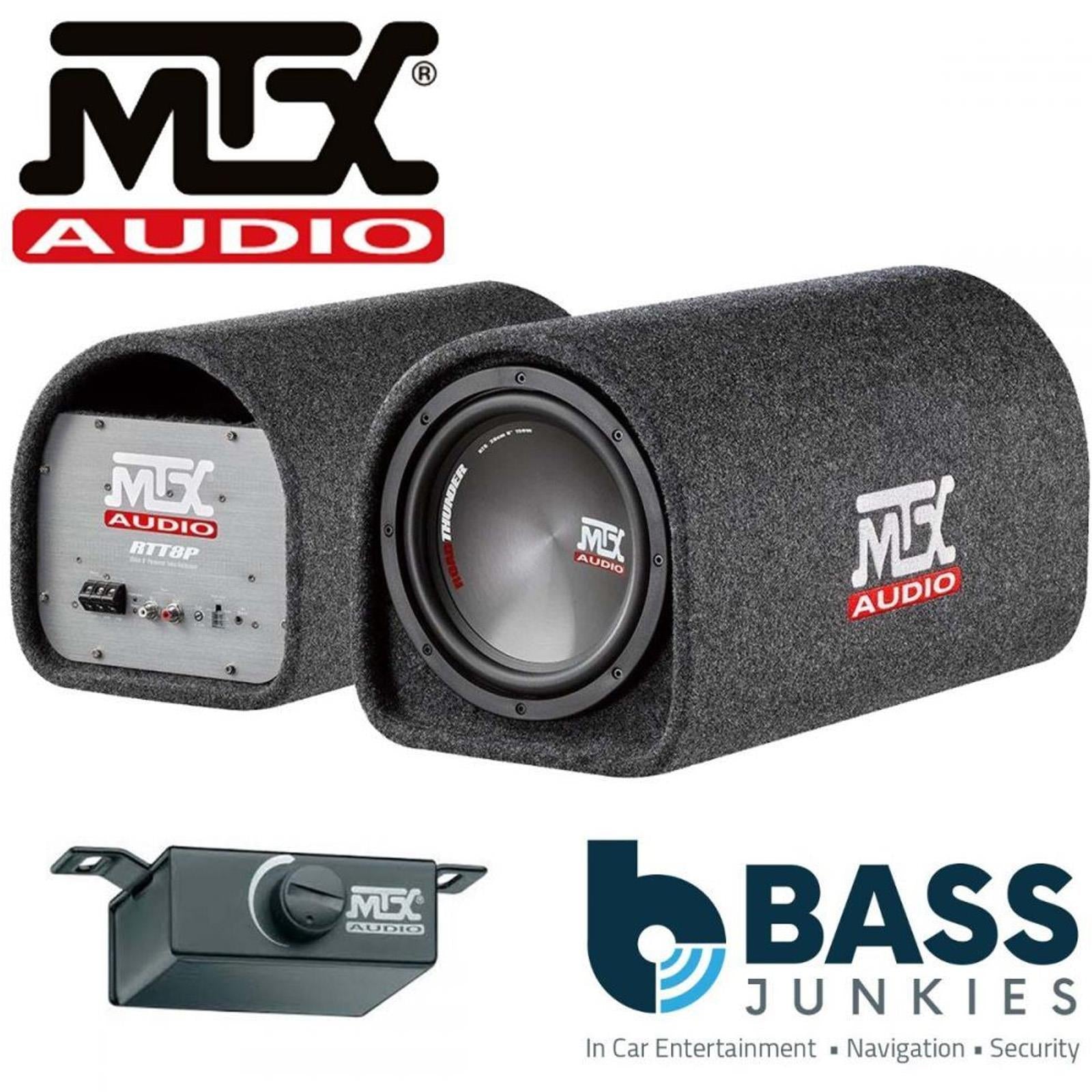 MTX RT8PT - 8" 20cm 360 Watts Road Thunder Series Amplified Powered Car  Bass Tube