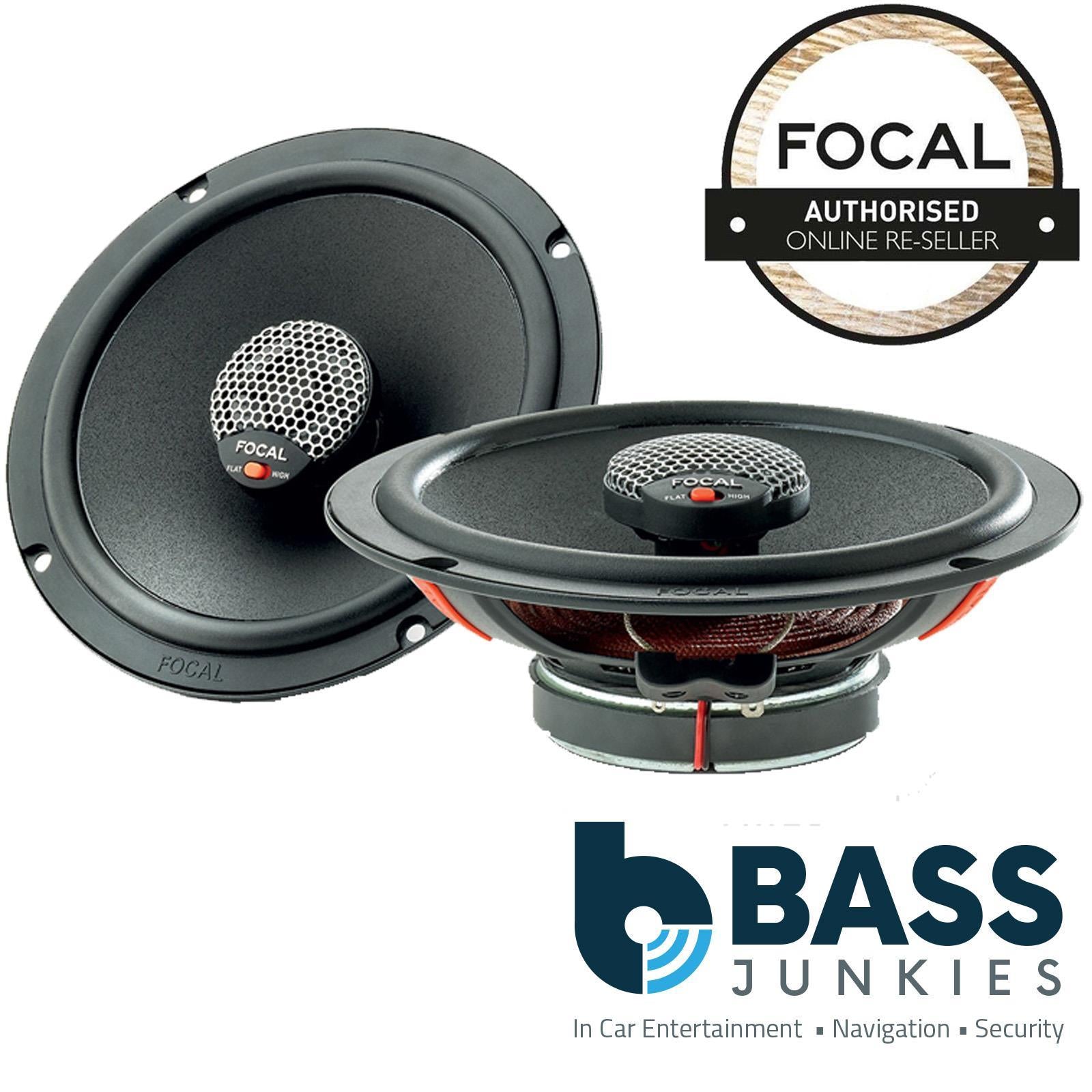 Audi TT 2007-2014 MK2 Focal 6.5" 140 Watts 2 Way Rear Side Car Speakers & Fitting Kit