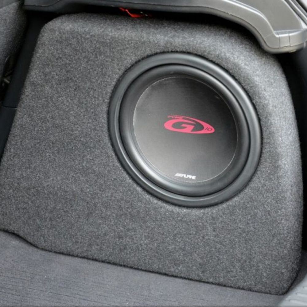 T1 Audio - Honda Civic Hatchback 2000 To 2006 Right Arch Custom Fit 10" Car Sub Subwoofer Bass Box
