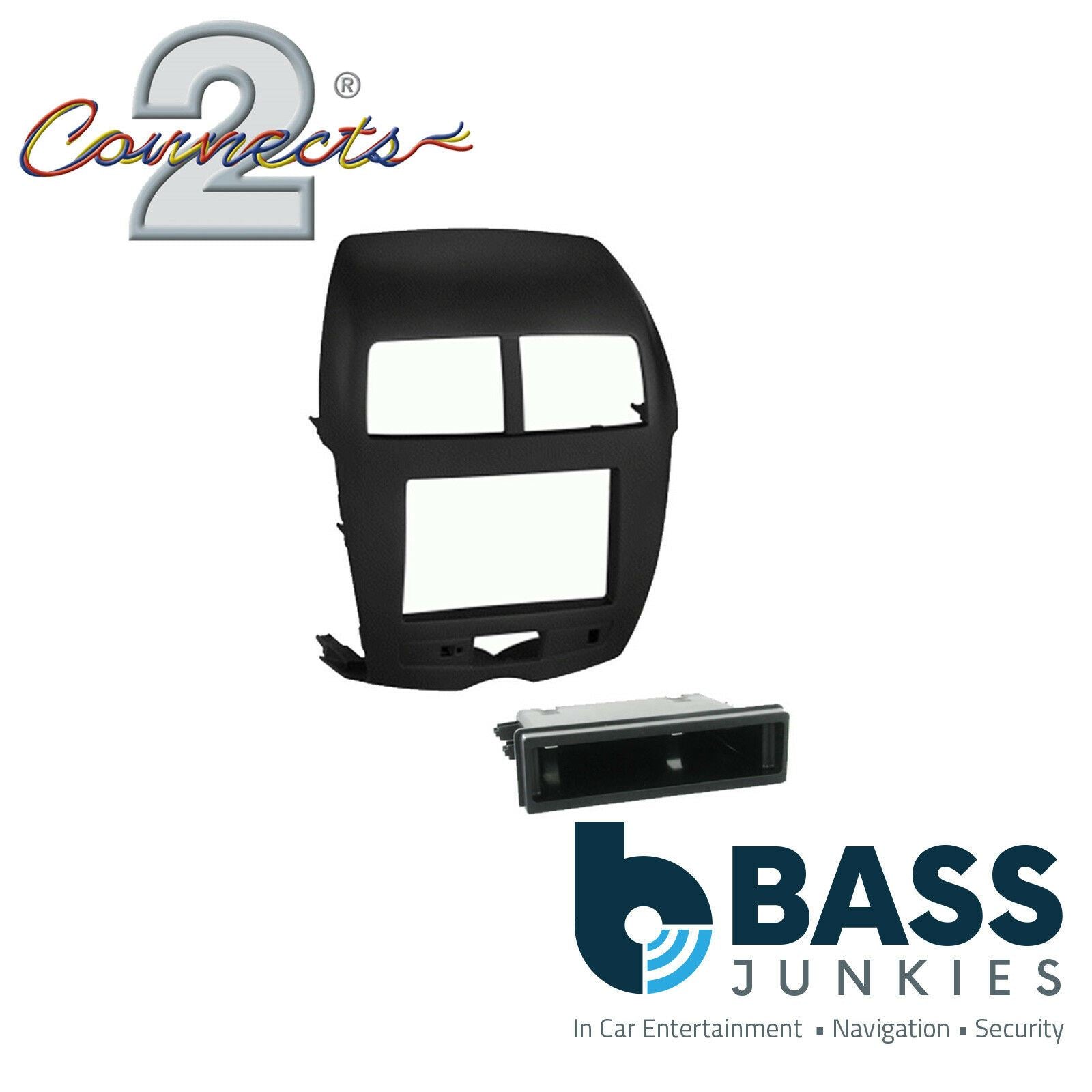 Connects2 CT23MT13 Mitsubishi ASX Outlander-Sport Car Stereo Double Din Fascia Panel