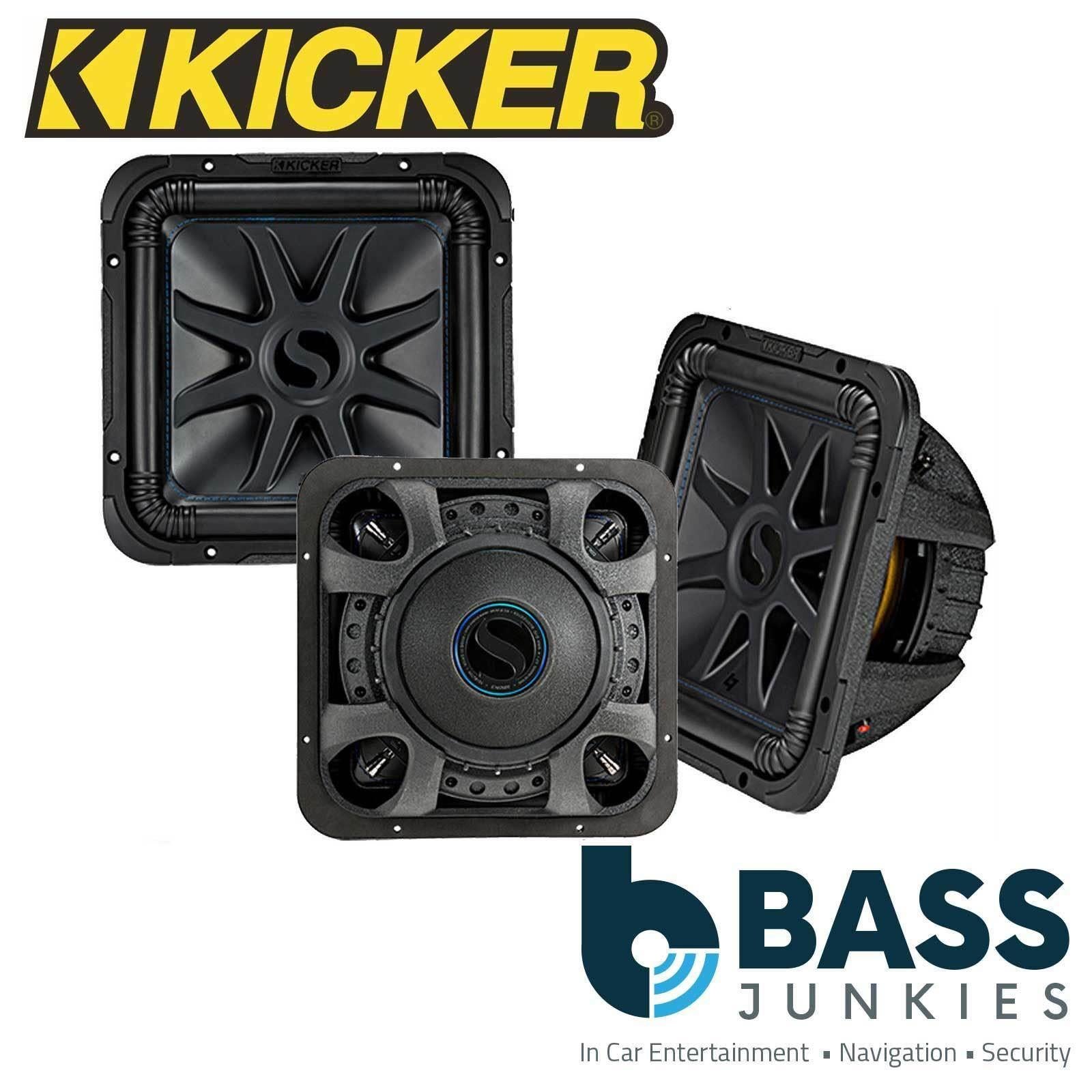 Kicker 44L7S102 - 1200 Watts 10" Solo-Baric L7S Square 2 Ohm Car Sub Subwoofer