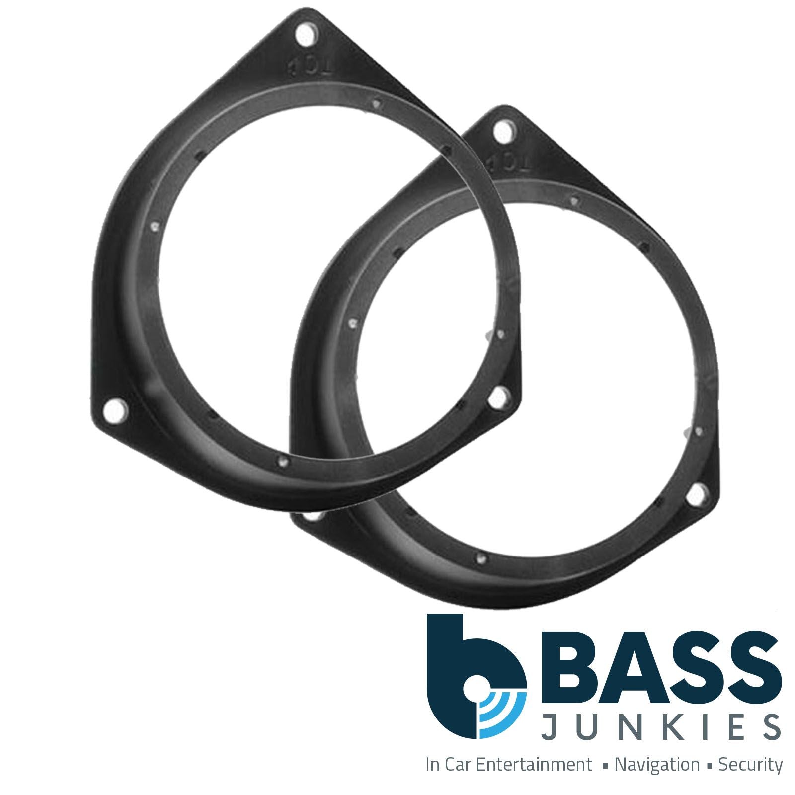 MTX TR40C 2-Way 4" 620W Coaixal Speakers Supplied with Brackets for Fiat Qubo 08-18