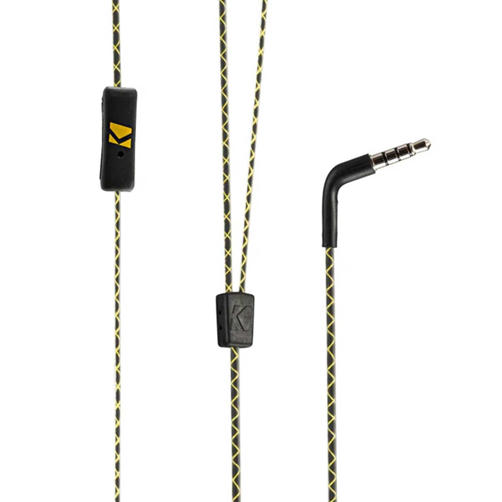 Kicker 46EB74 - In-Ear Earphones With Mic Remote 3.5mm Headphones