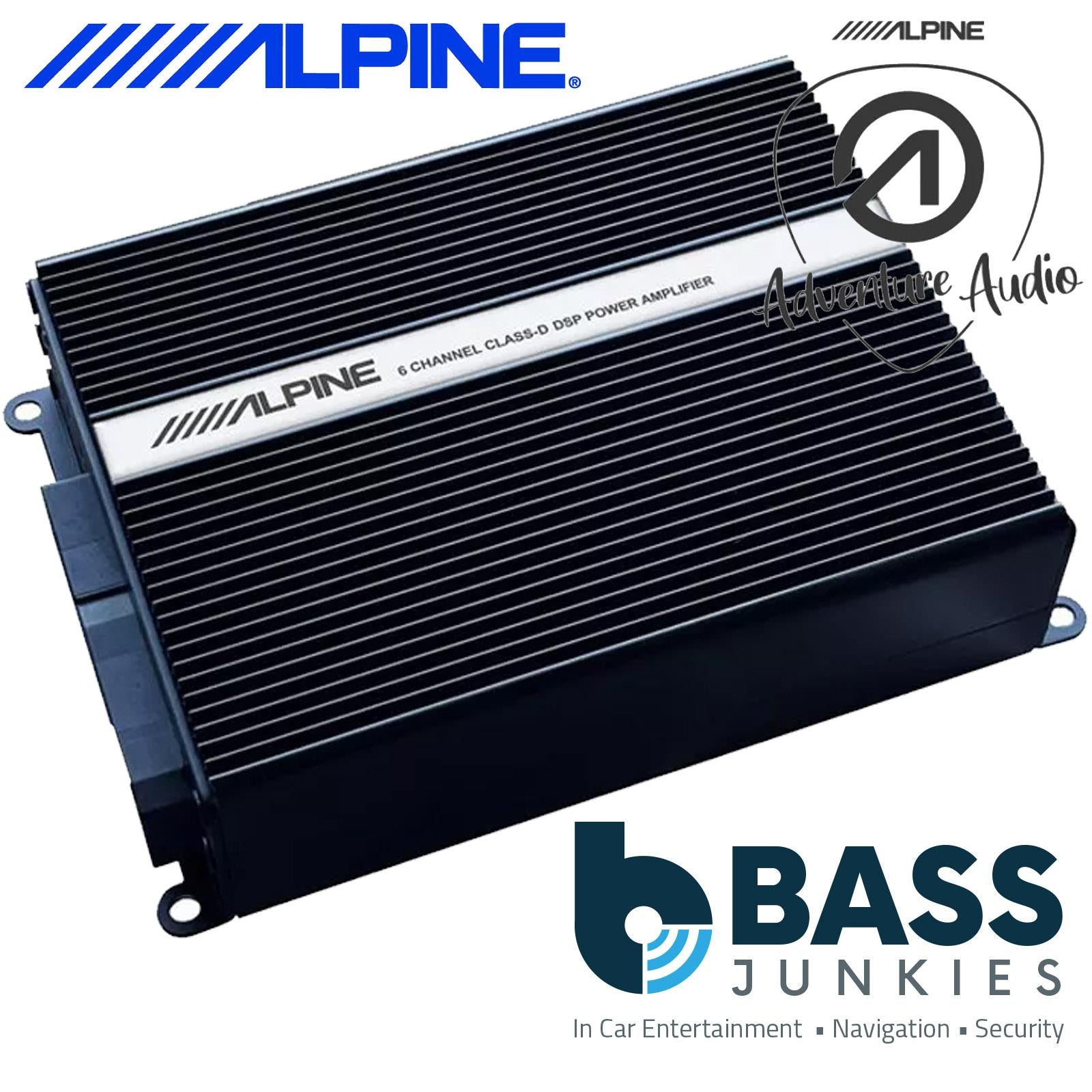 Alpine SPC-W84AT6-2 6-Channel DSP Amplifier Subwoofer Bass Box for VW T6.1/T6